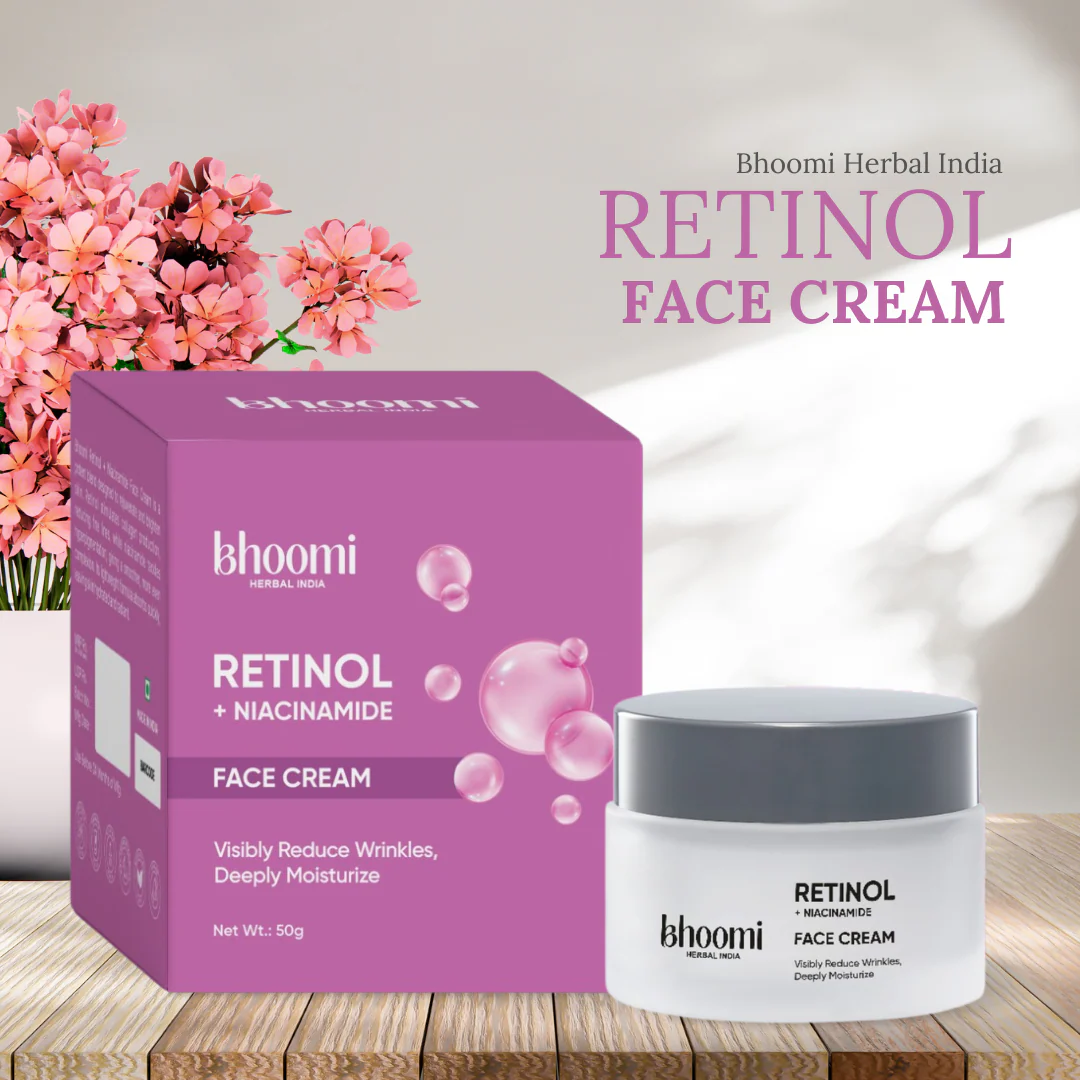 Bhoomi Herbal India Retinol + Niacinamide Face Cream (50gm)- Pack of 2 - Image 13
