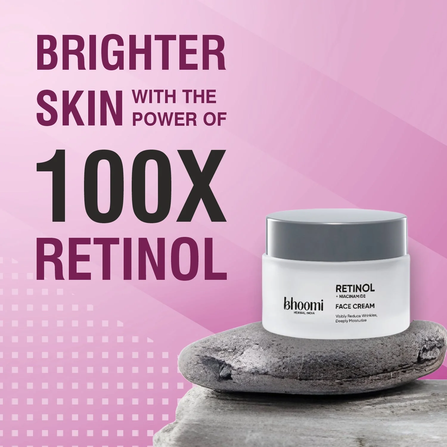 Bhoomi Herbal India Retinol + Niacinamide Face Cream (50gm)- Pack of 2 - Image 3