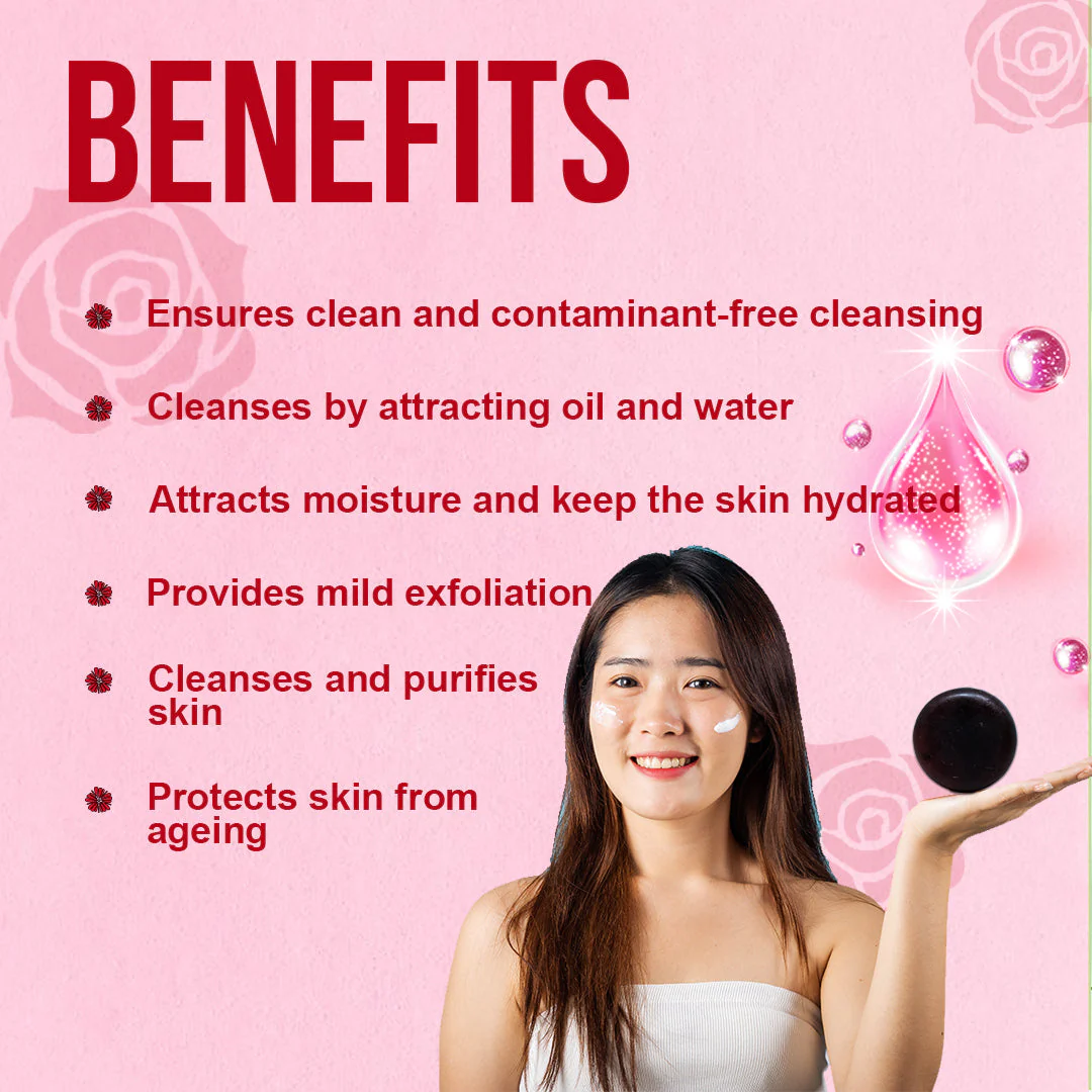 Bhoomi Herbal India Rose Musk Soap - Image 2