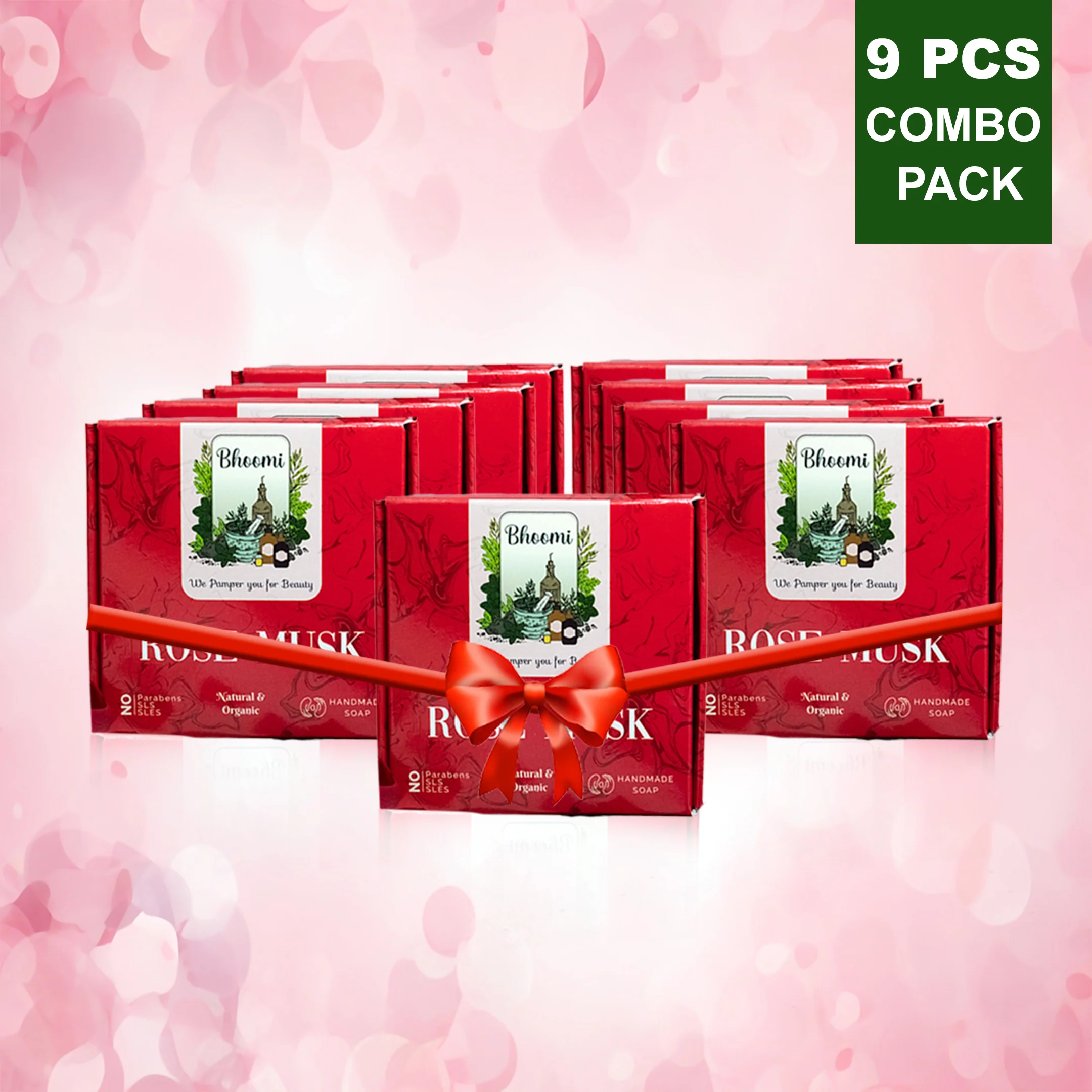 Bhoomi Herbal India Rose Musk Soap - Image 9
