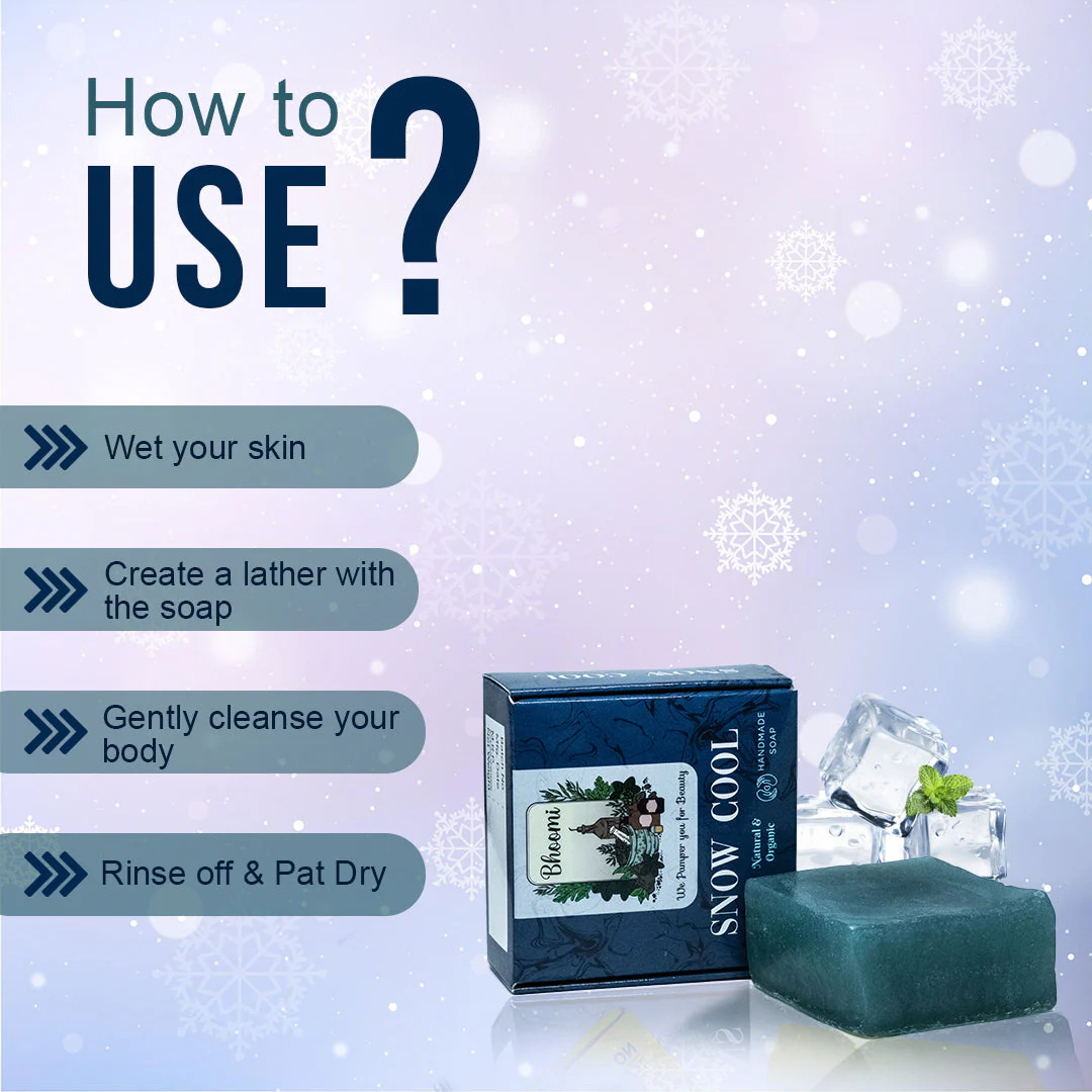 Bhoomi Herbal India Snow Cool Soap - Image 5