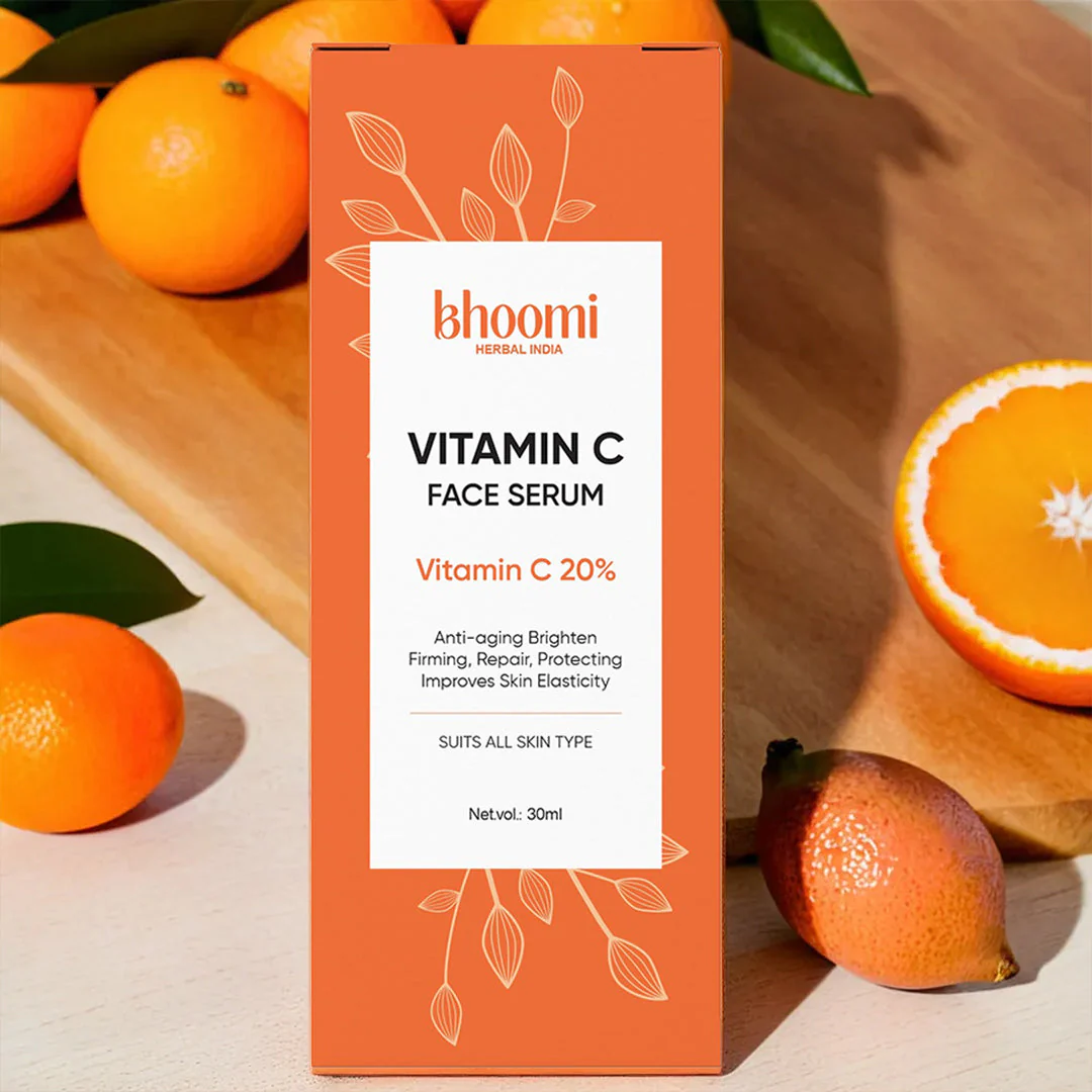 Bhoomi herbal India Vitamin C Face Serum (30 ml): 20% Vitamin C- Pack of 1 - Image 9