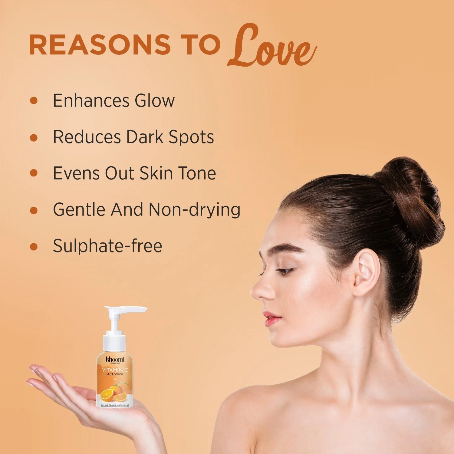 Bhoomi herbal India Vitamin C Face Wash (100 ml) - Image 7