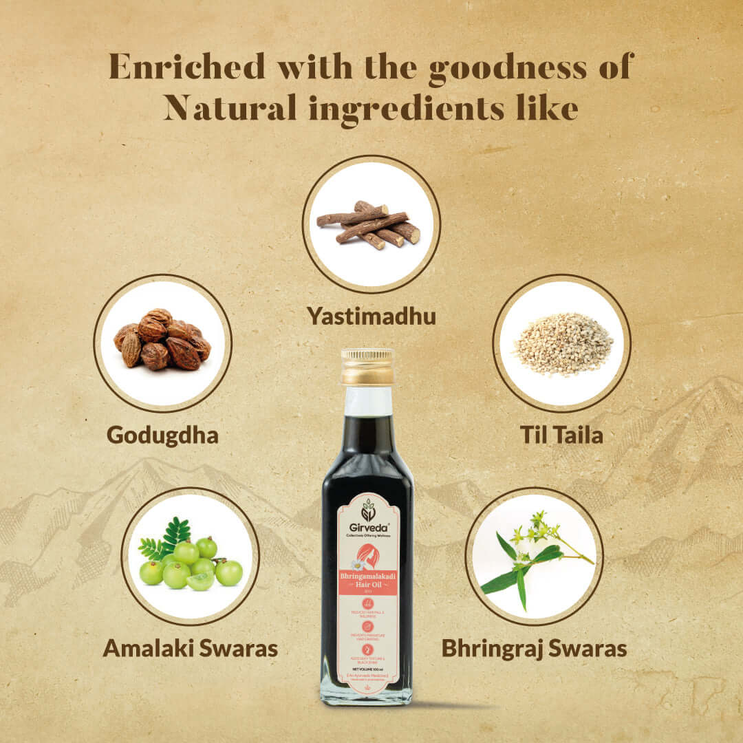 Bhringmalakadi Hair Oil 100 Ml - Image 4