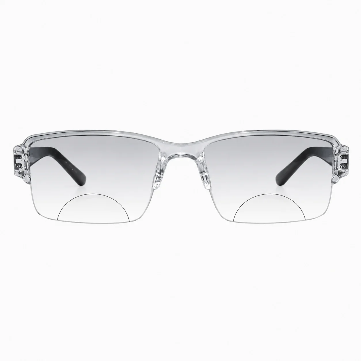 Bi-Focal Transparent Flexible Intelligent Zoom Reading Glasses- 3HFCL01-TRSNP - Image 5