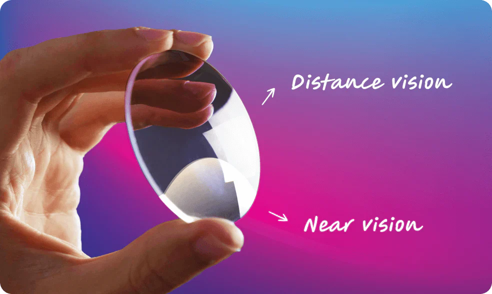 Bifocal Hard Coat Glasses
