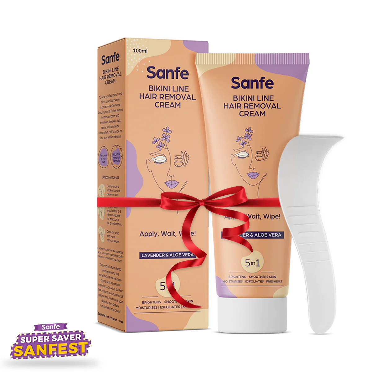 Bikini Line Hair Removal Cream - 100gm - Image 11
