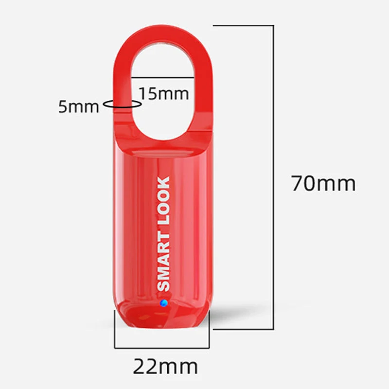 BioLock: Smart Fingerprint Lock with 0.2s Quick Unlock, Durable Shell, Zinc Alloy Build & Type-C Charging - Image 5