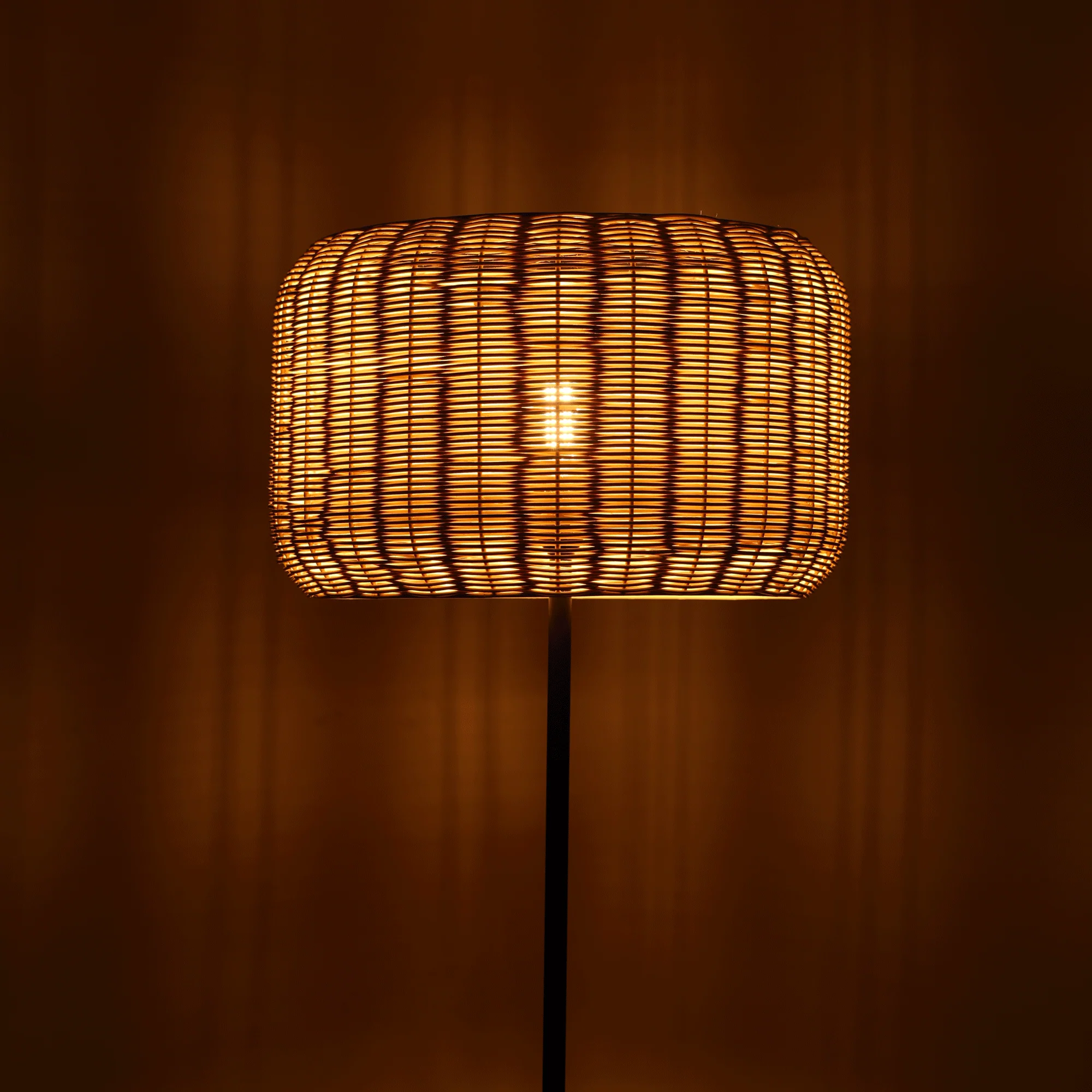 Bird's Nest - Rattan Floor Lamp - Image 4