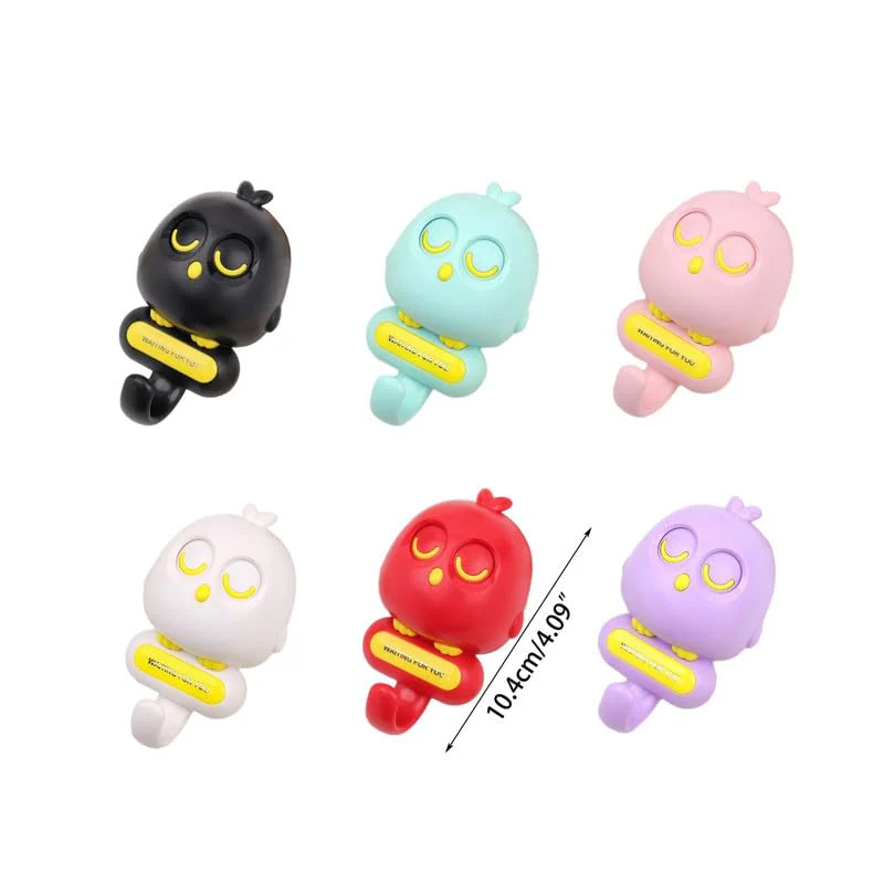 Birdy: Cute & Quirky Bird Wall Hook with Blinking Eyes, Easy Wall Installation & Strong Adhesive for Keychain, Bags etc. - Image 5