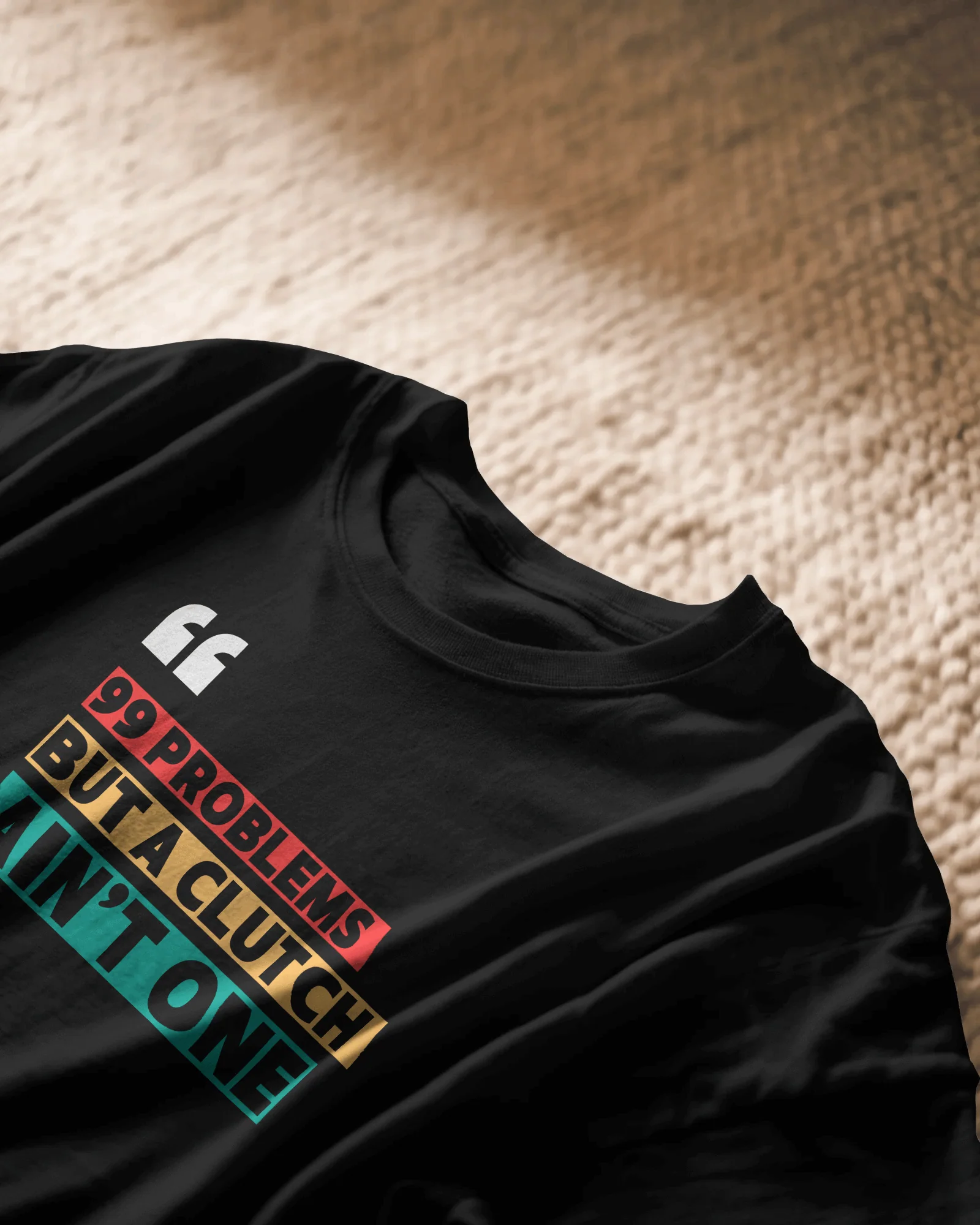 Black 99 ProblemGraphic printed Oversized Tshirt - Image 3