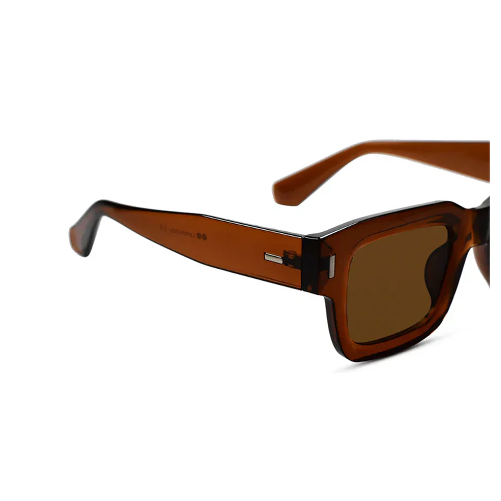 Black Blue Tint Bold Wayfarer Sunglasses - Image 11
