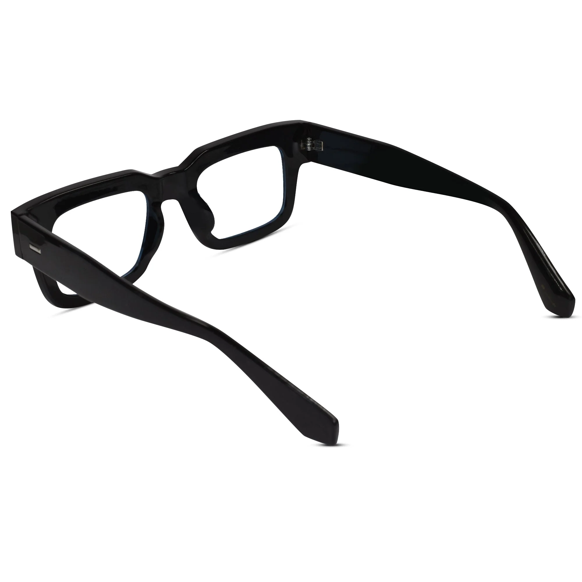 Black Bold Wayfarer Eyeglasses - Image 4