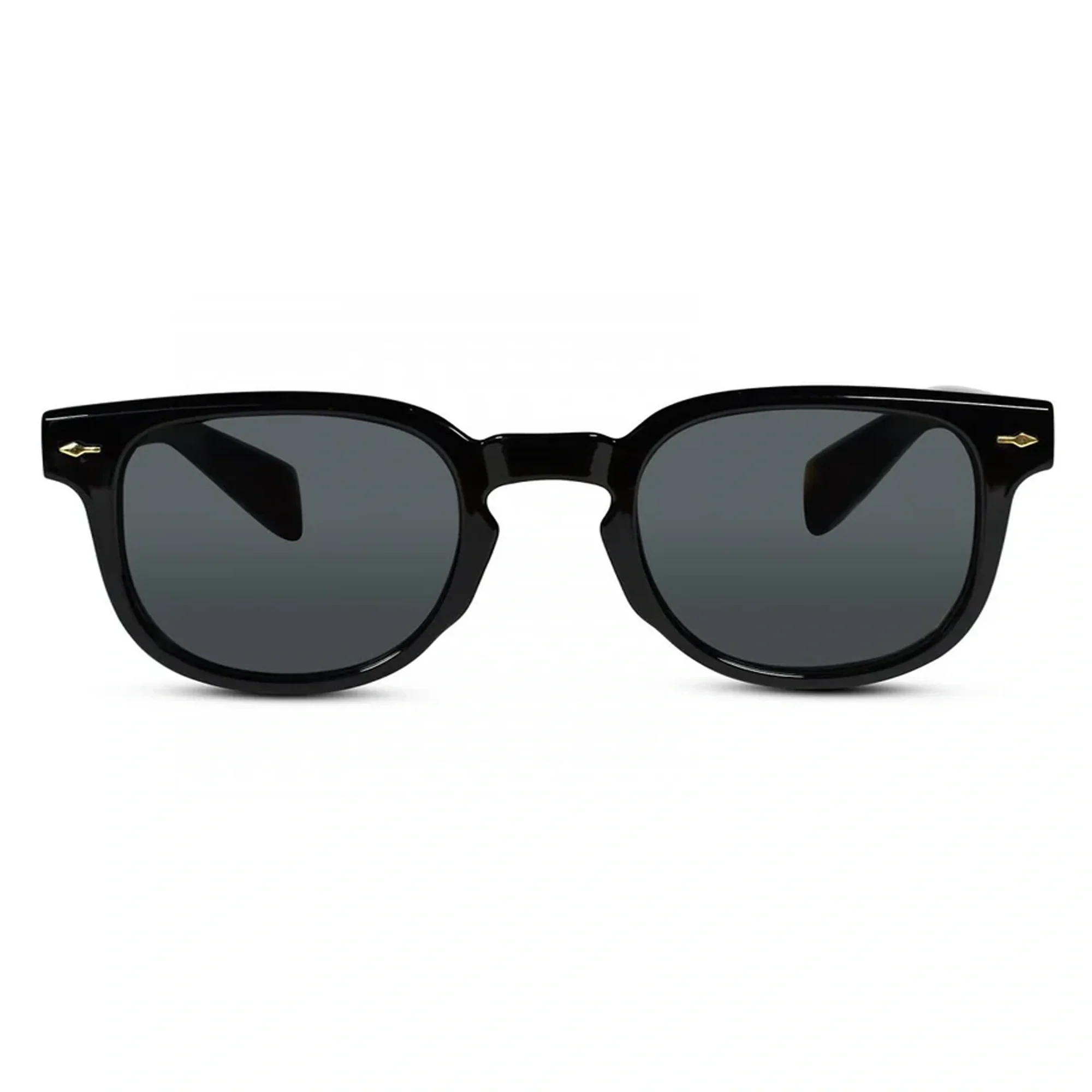 Black Bold Wayfarer Sunglasses - Image 2