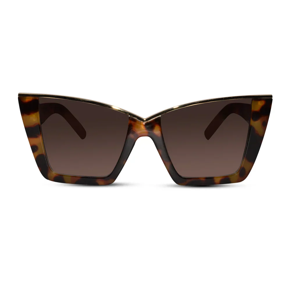 Black Cat eye Oversize sunglasses for women - Image 5