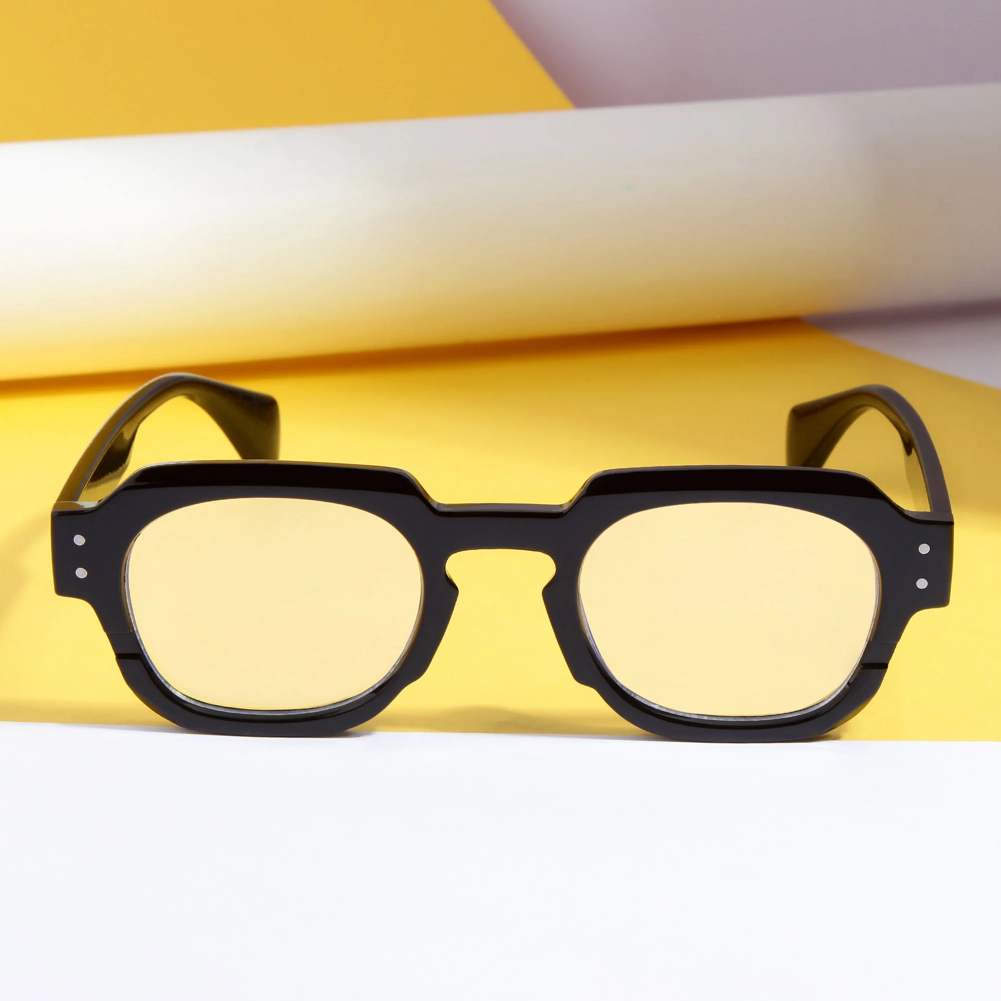 Black Clear SZ 2004 Round Sunglasses - Image 3