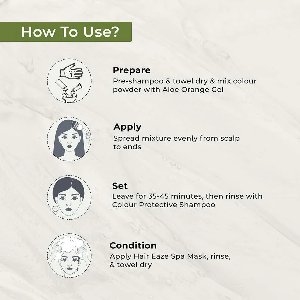 Black Damage Free Gel Hair Color Single Application Trial Pack - Image 7