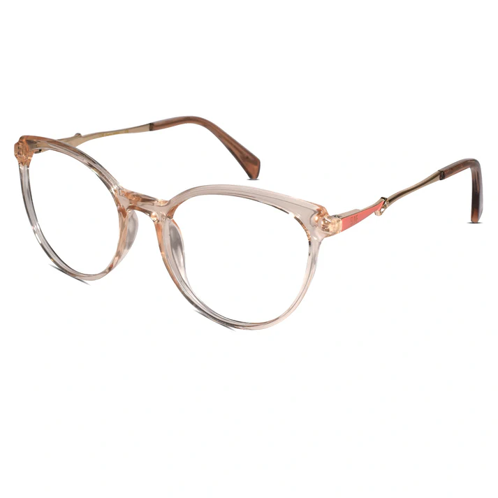 Black Designer Rimless Cat eye Eyeglasses For Women - Image 7