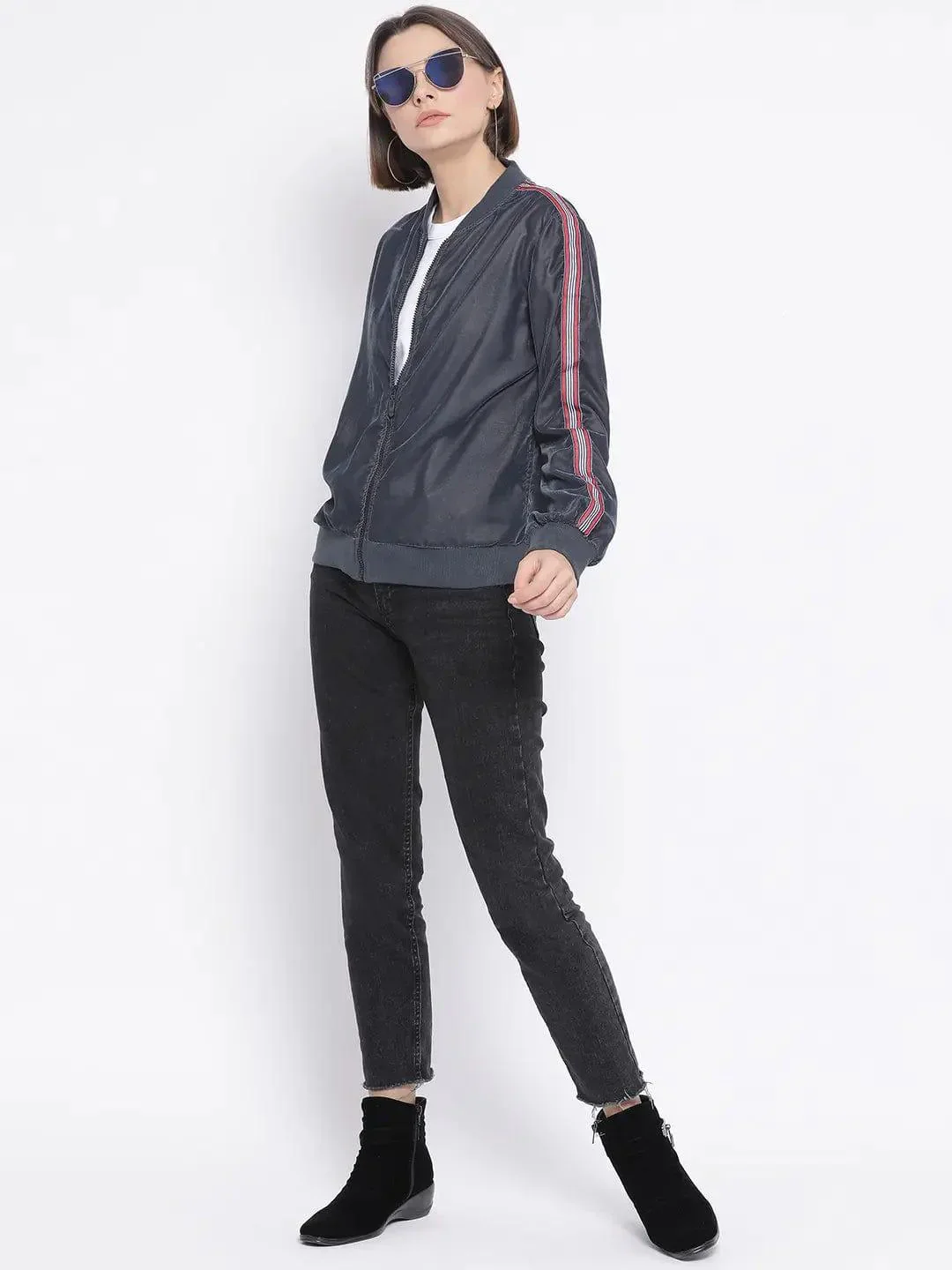 Black Diaz Side Detail Women Jacket - Image 7