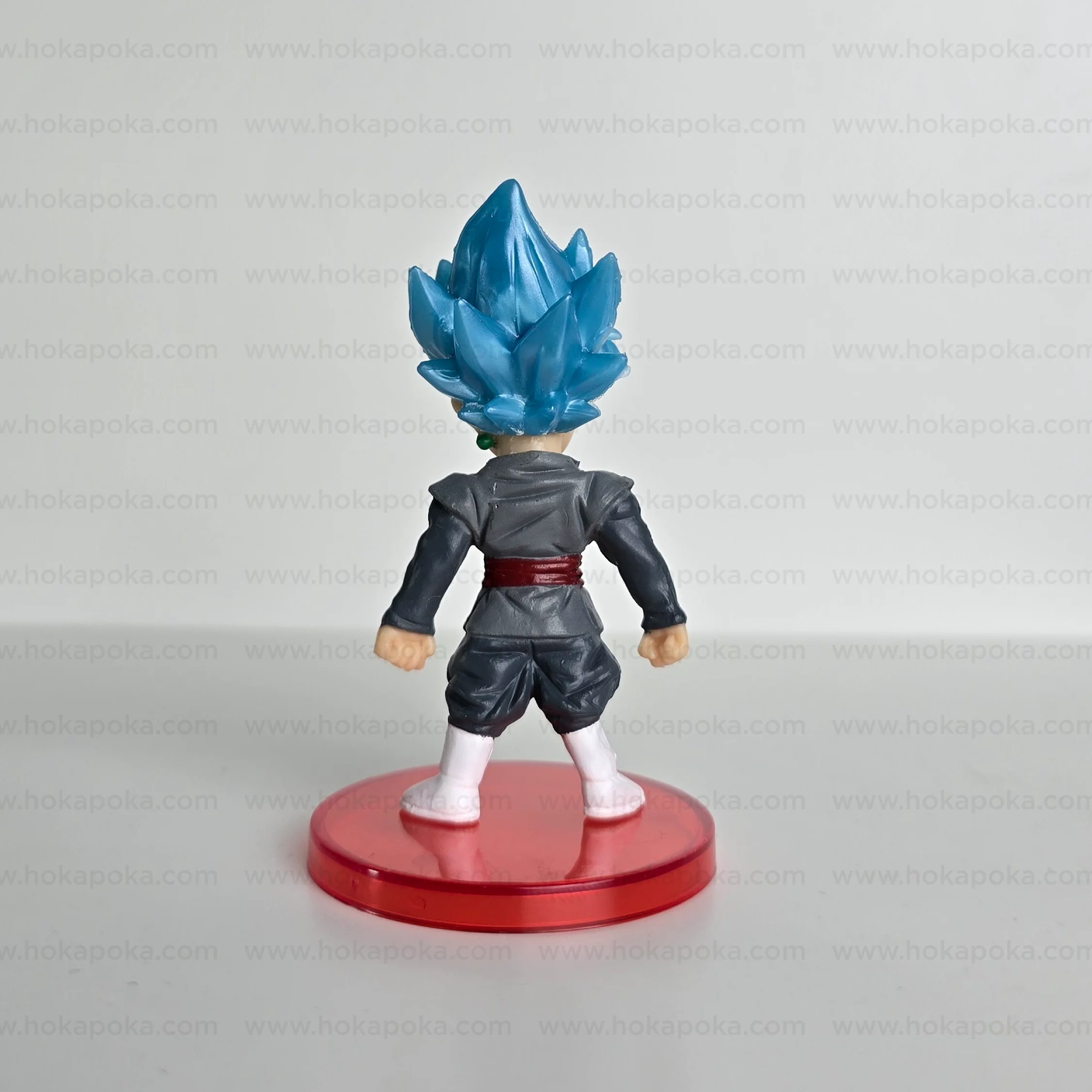 Black Goku Super Blue Mini Figure – Dragon Ball Z PVC Collectible (7cm) - Image 3
