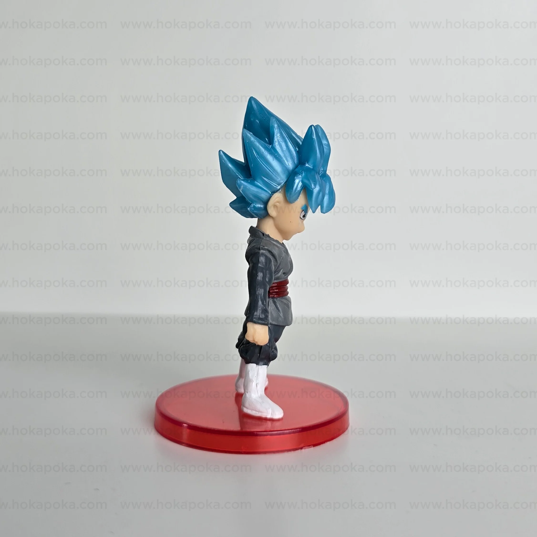 Black Goku Super Blue Mini Figure – Dragon Ball Z PVC Collectible (7cm) - Image 4
