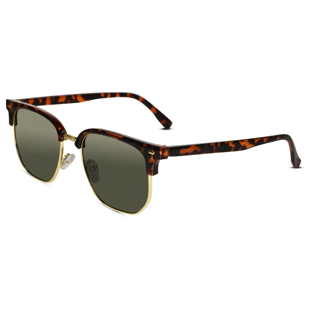 Black Golden Clubmaster Sunglasses For Women & Men - Image 4