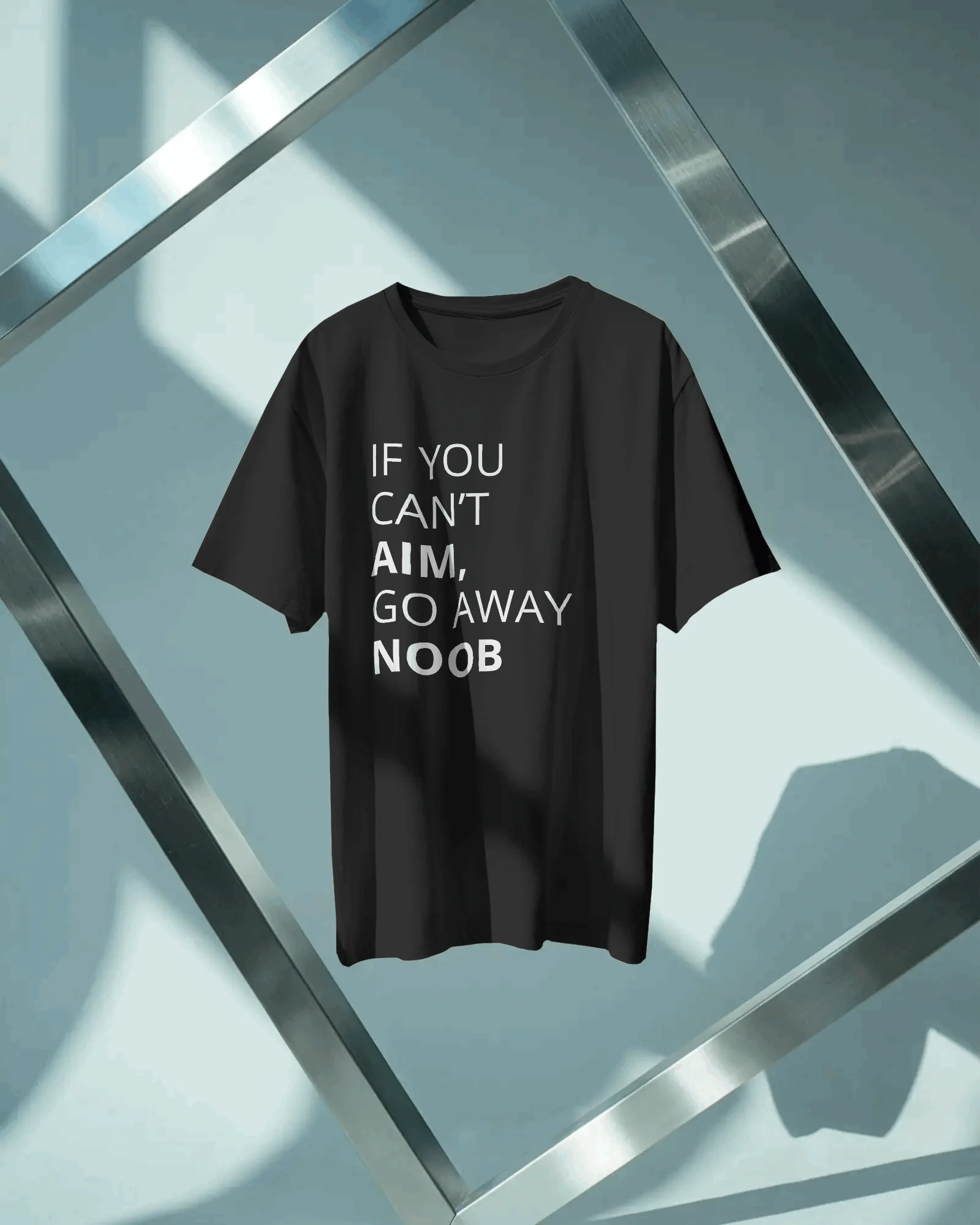 Black Noob Graphic printed Oversized Tshirt - Image 4