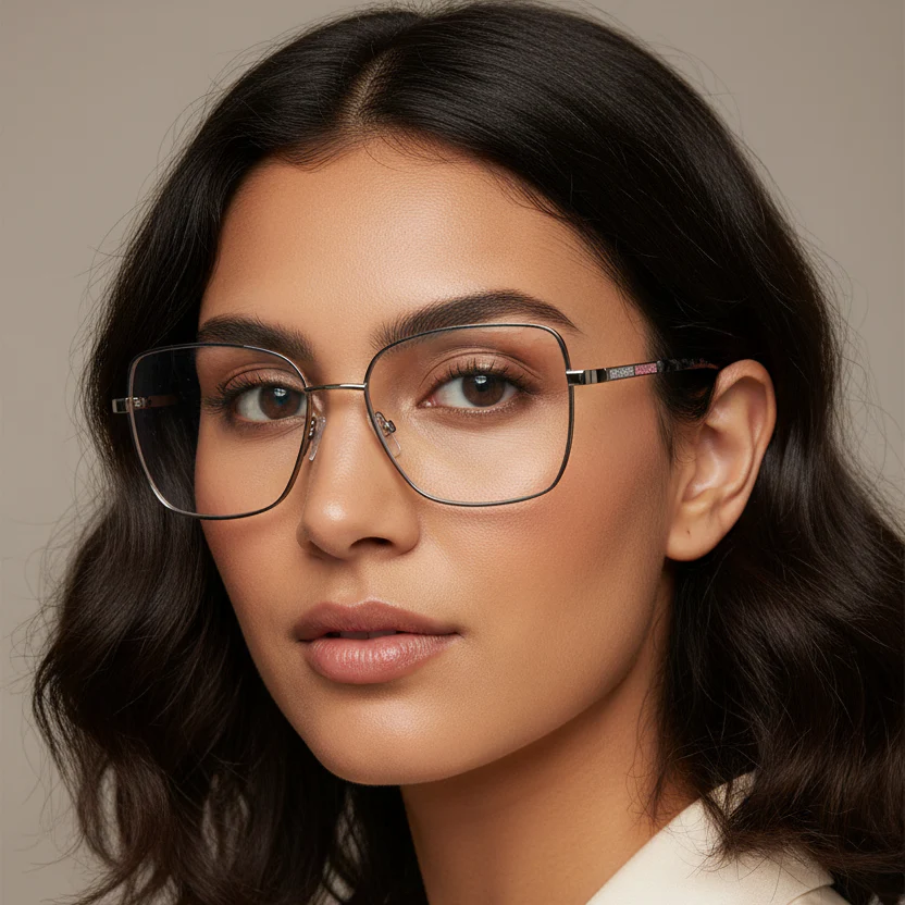 Black Oversize Eyeglasses & Computer Glaases For Women