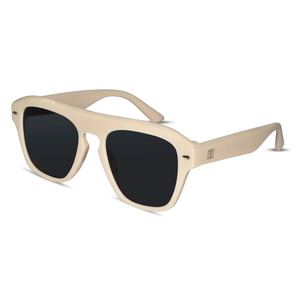 Black Rectangular Sunglasses For Men & Women - Image 4