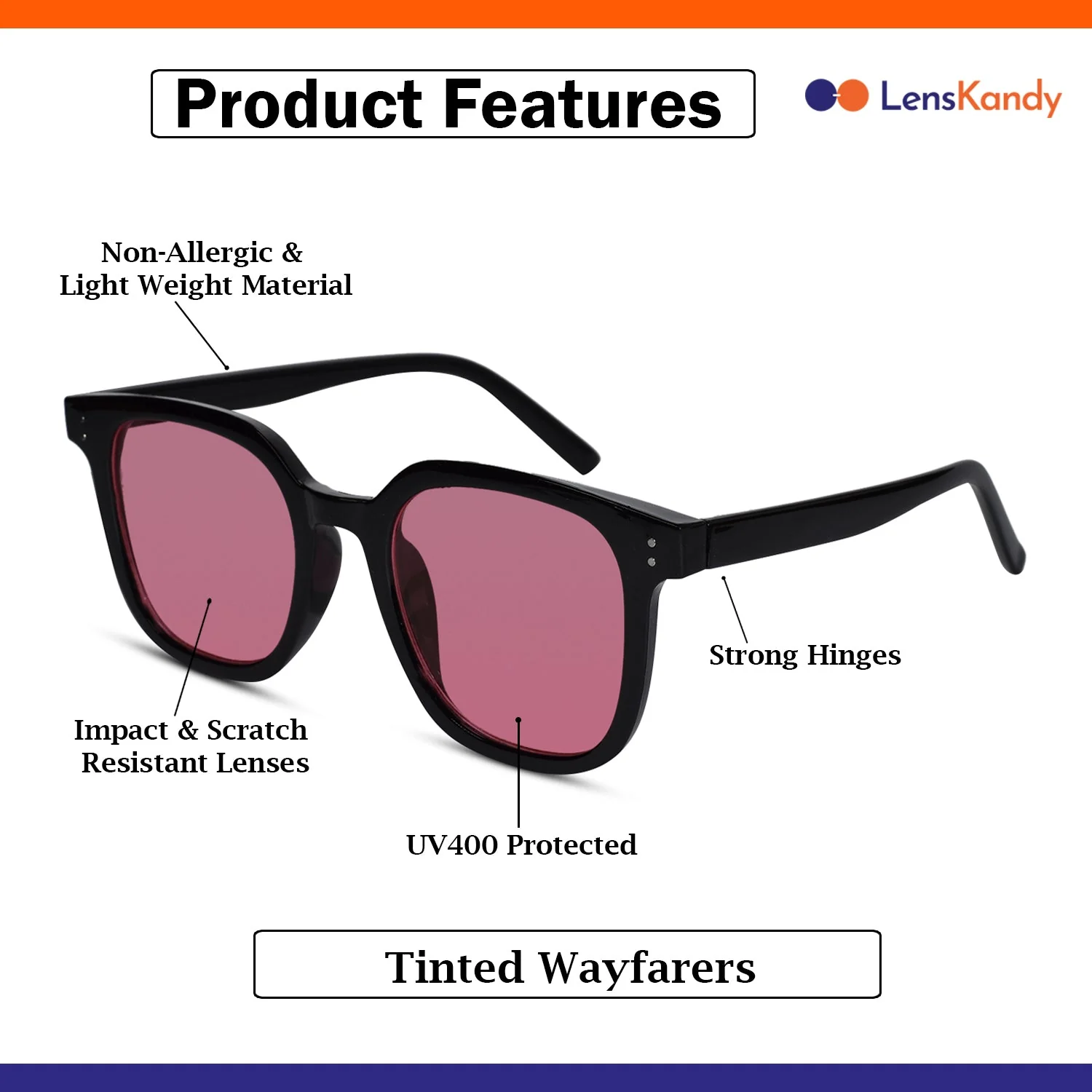 Black Rectangular Sunglasses Trending For Men - Image 5