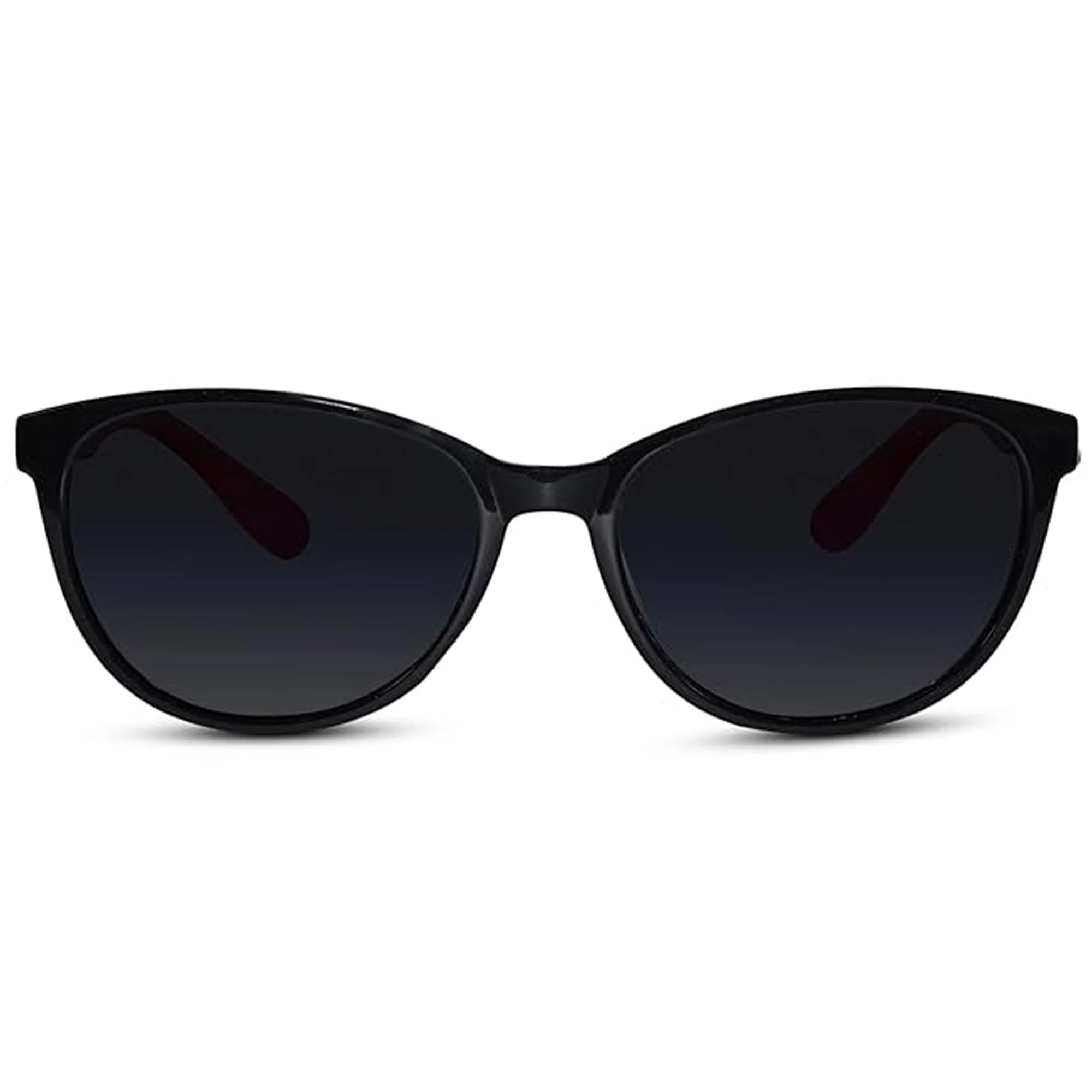 Black Red Cat eye Sunglasses For Kids - Image 2