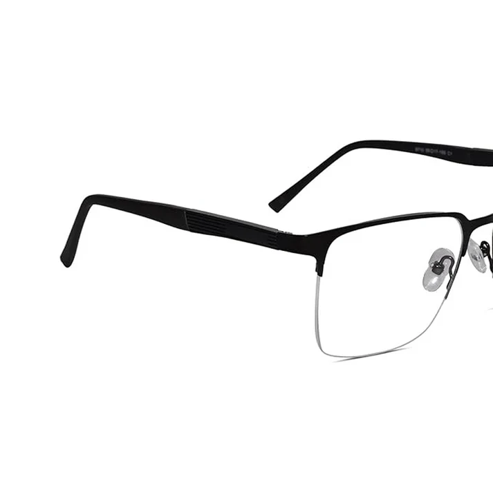 Black Rimless Computer Glasses & Eyeglasses For Men & Women - Image 6