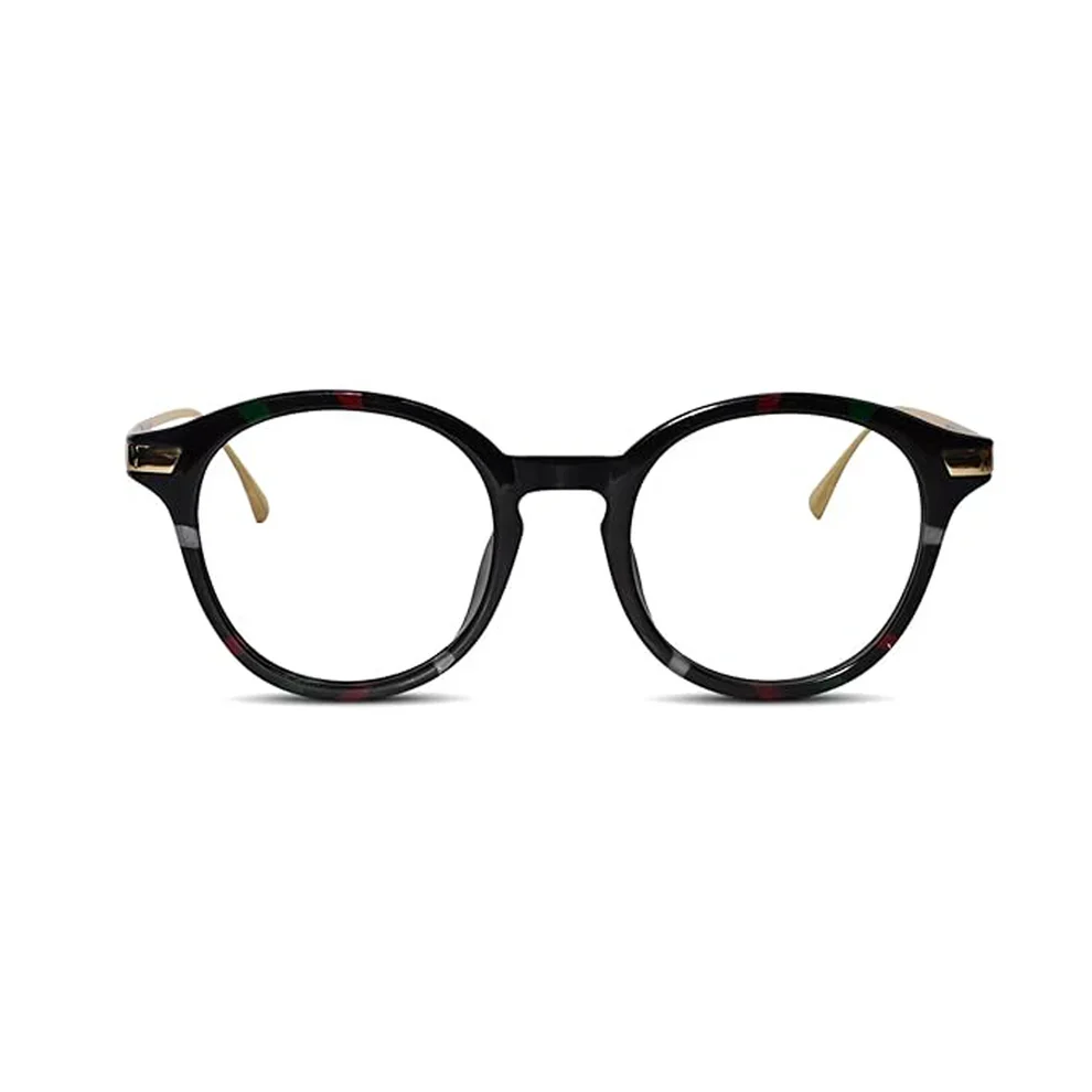 Black Round Computer Glasses For Men & Women - Image 11