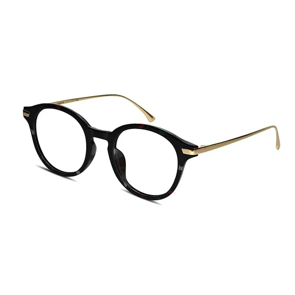 Black Round Computer Glasses For Men & Women - Image 15