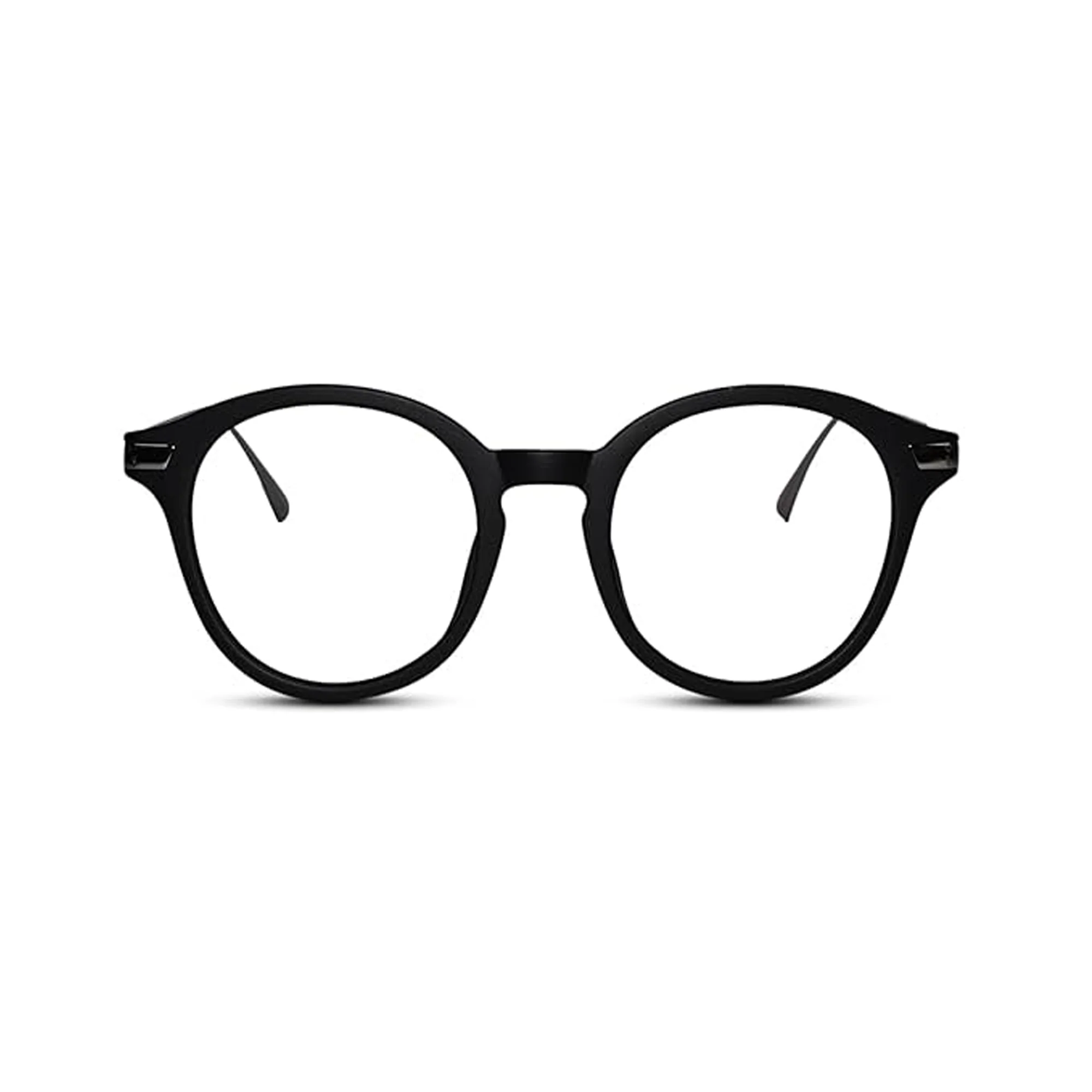 Black Round Computer Glasses For Men & Women - Image 2