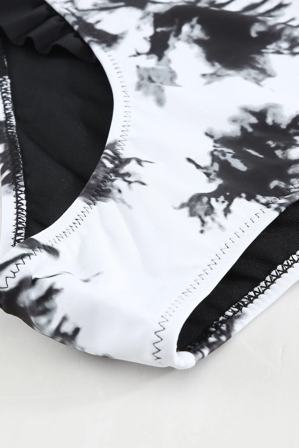 Black Sexy Solid Criss Cross Top Highwaist Swimsuit - Image 14