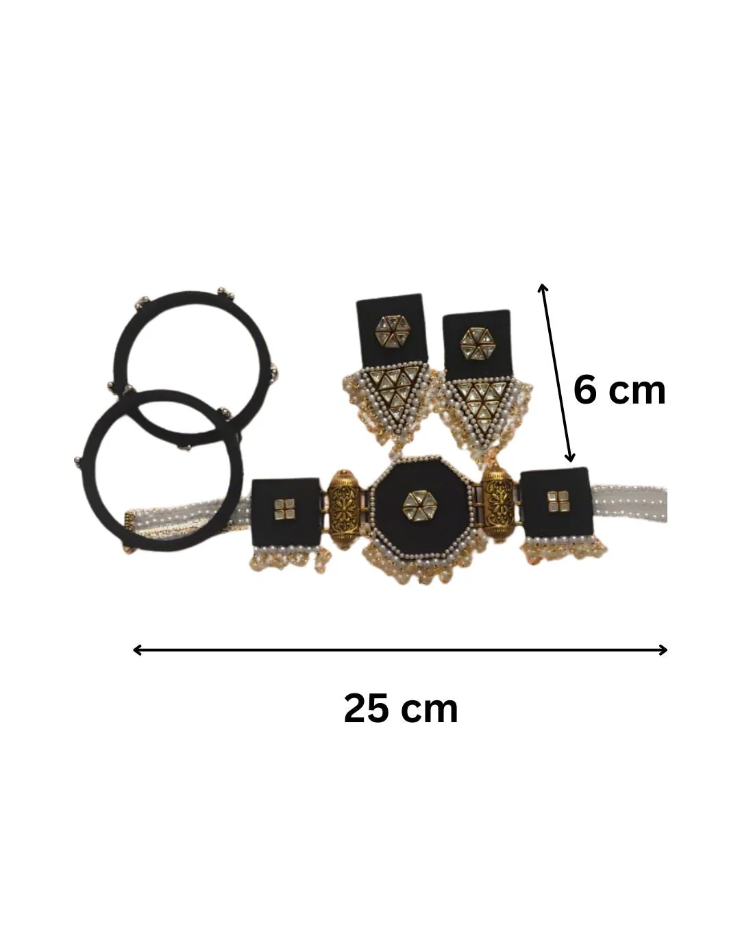 Black Silver Koyal Ensemble - Image 2