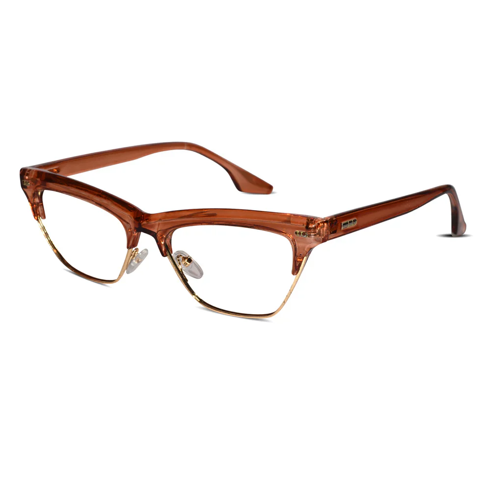 Black with Silver Cat eye Computer Glasses For Women - Image 7