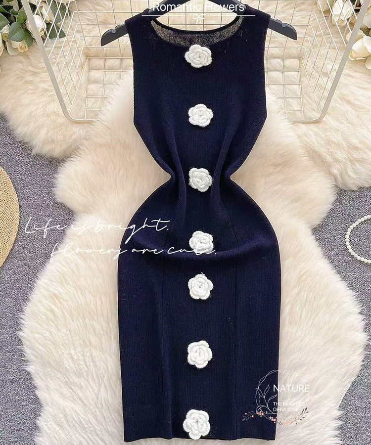 Blake Rose Embossed Knit Dress