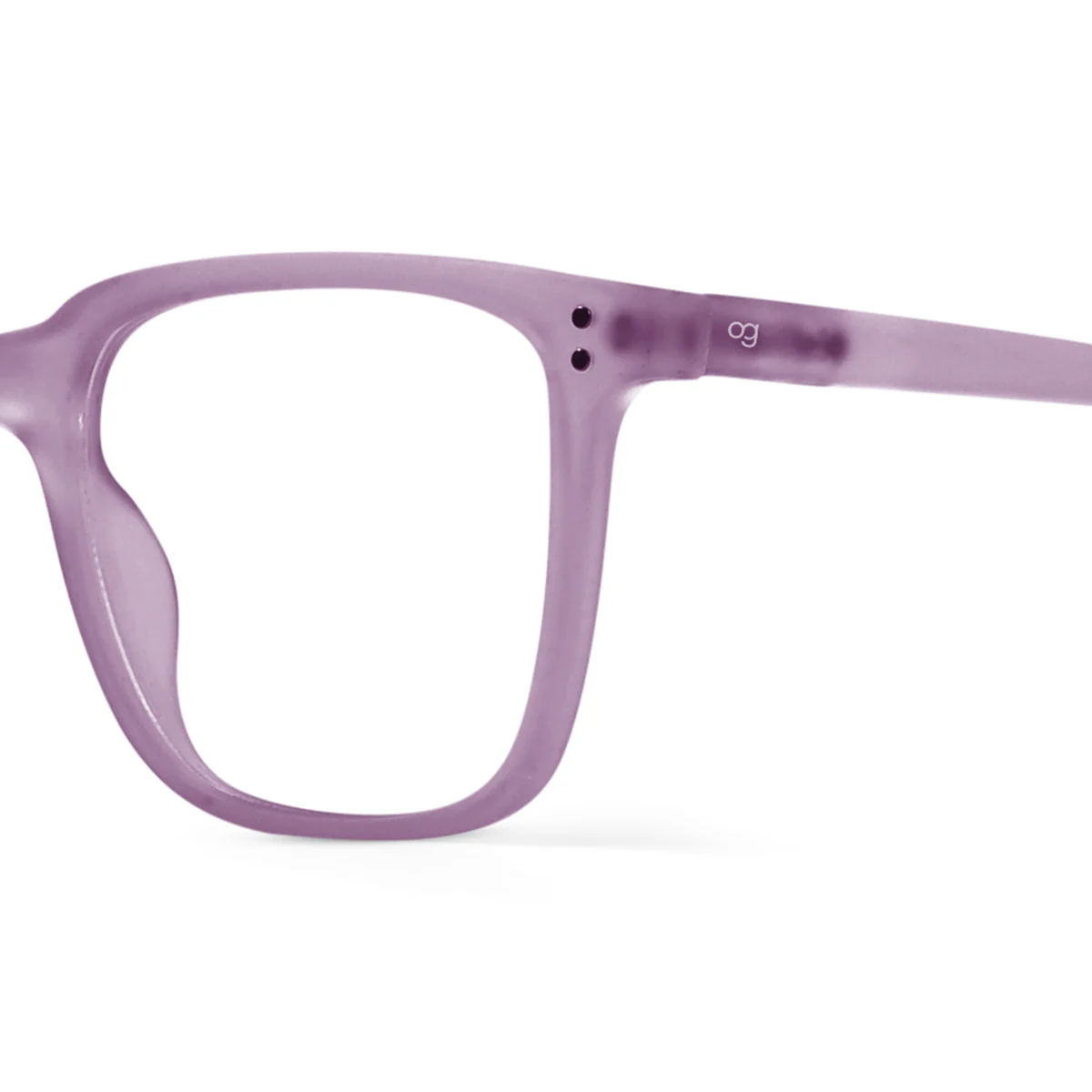 Blanco Shimmer Square Blue Screen Glasses - Image 2