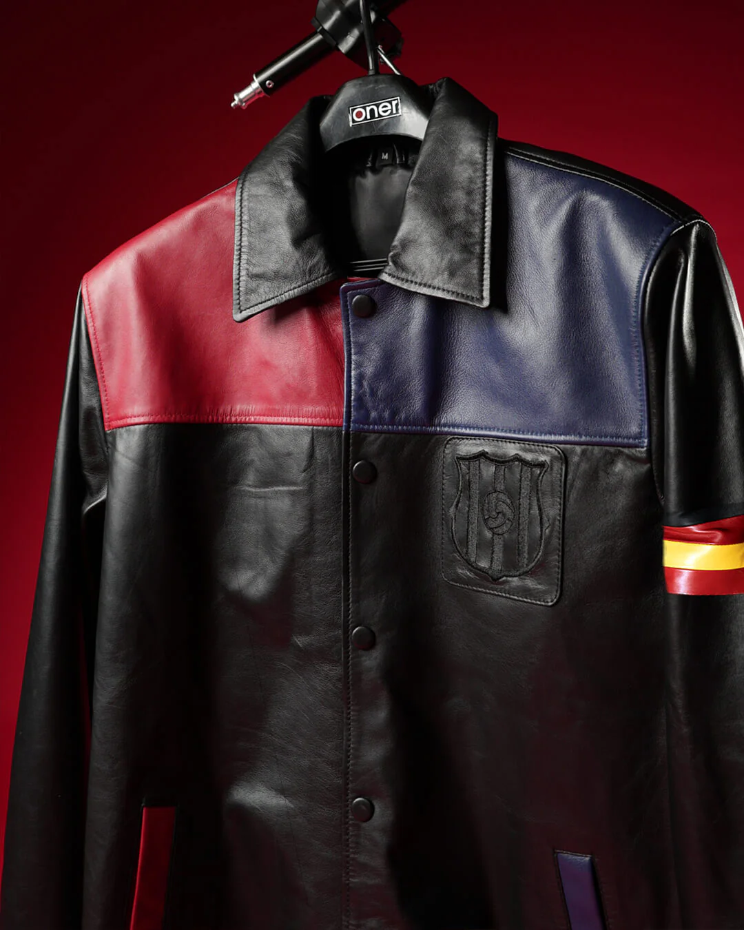 Blaugrana Pure Leather Jacket - Image 7