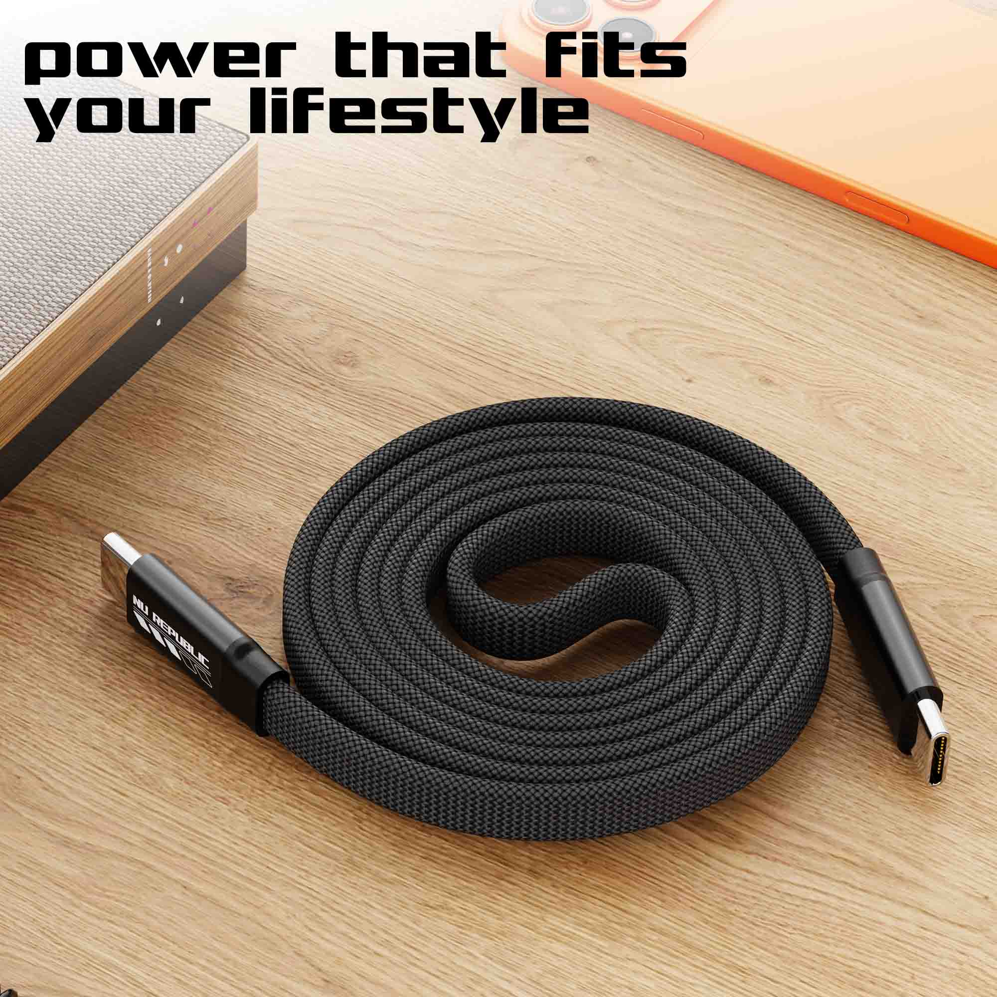 Blaze Fusion Flat 240W Magnetic Cable - Image 13