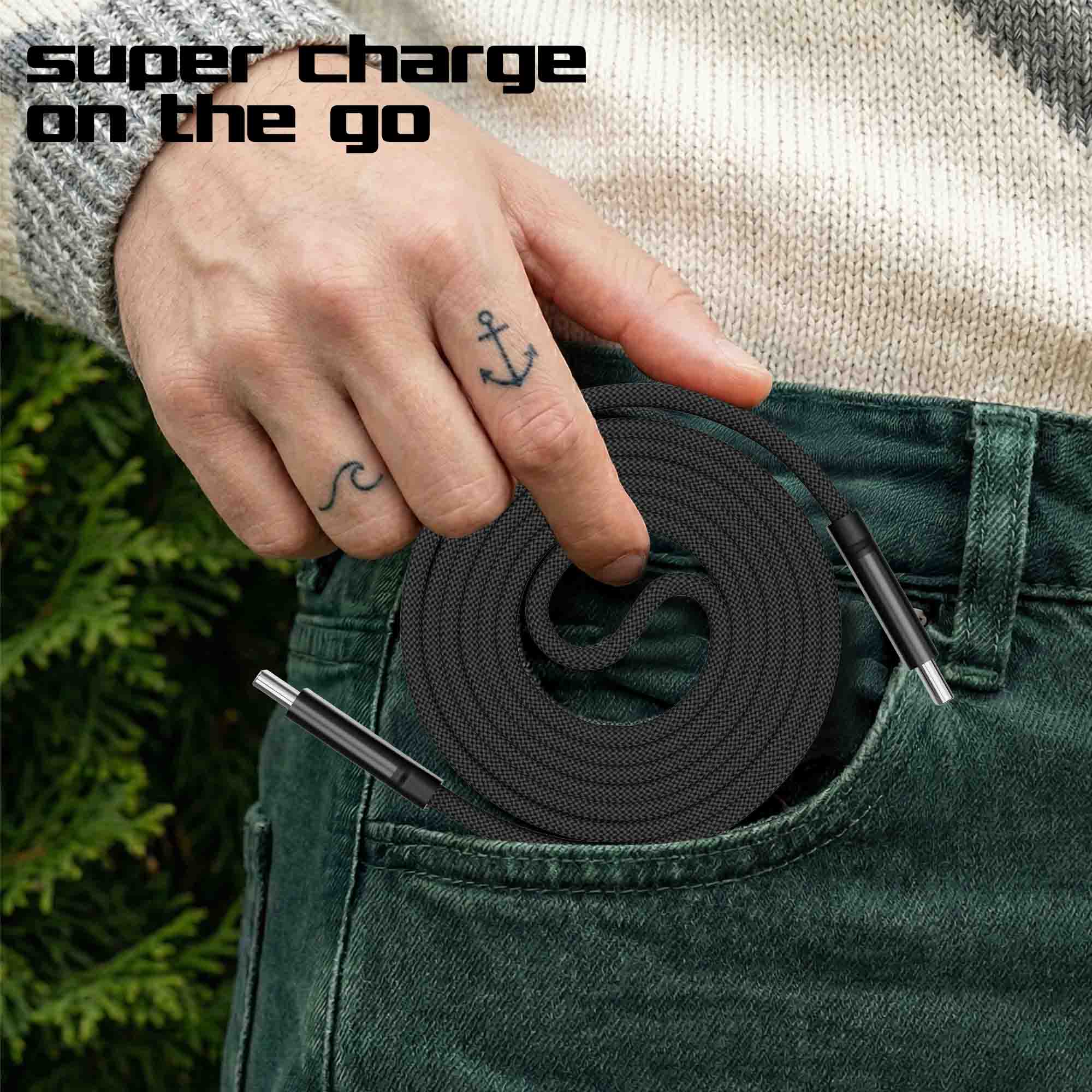 Blaze Fusion Flat 240W Magnetic Cable - Image 14