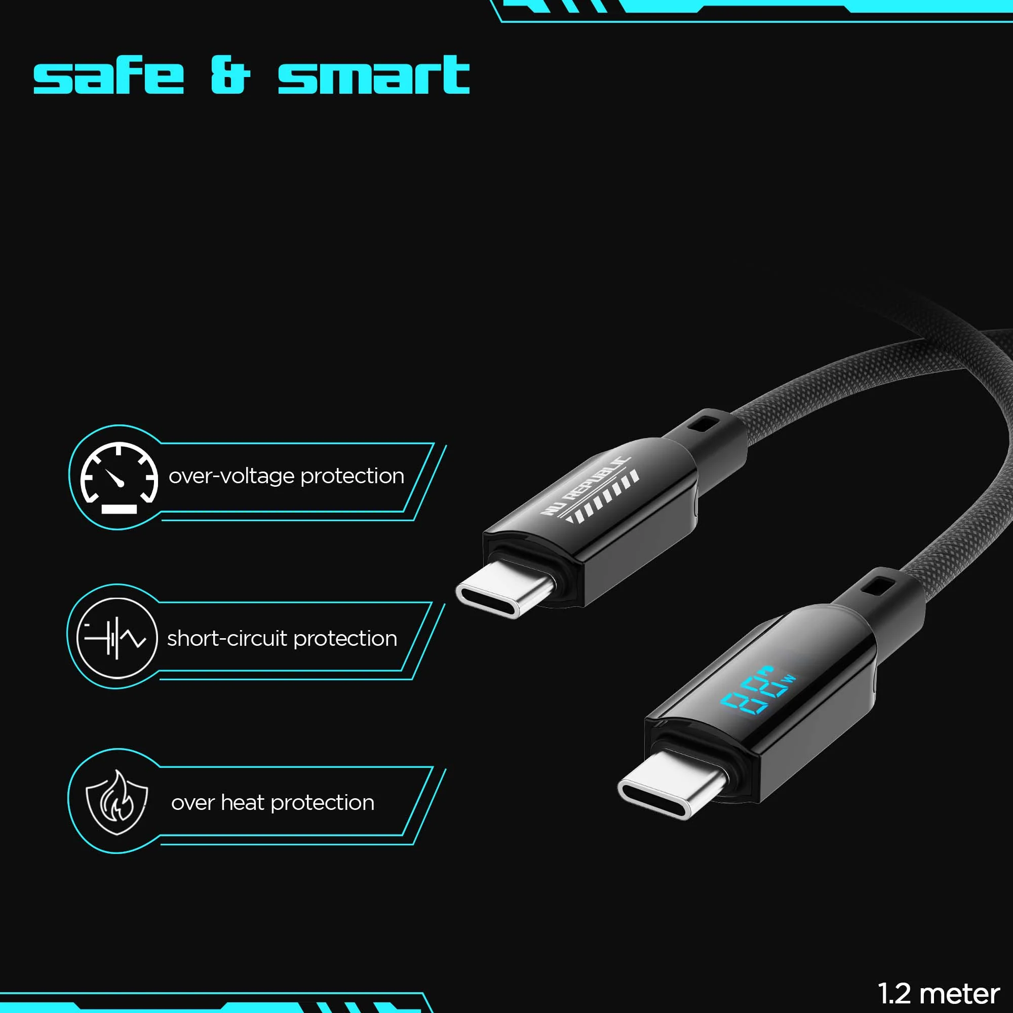 Blaze Fusion Spot LED Display Cable (Type-C to Type-C) - Image 10