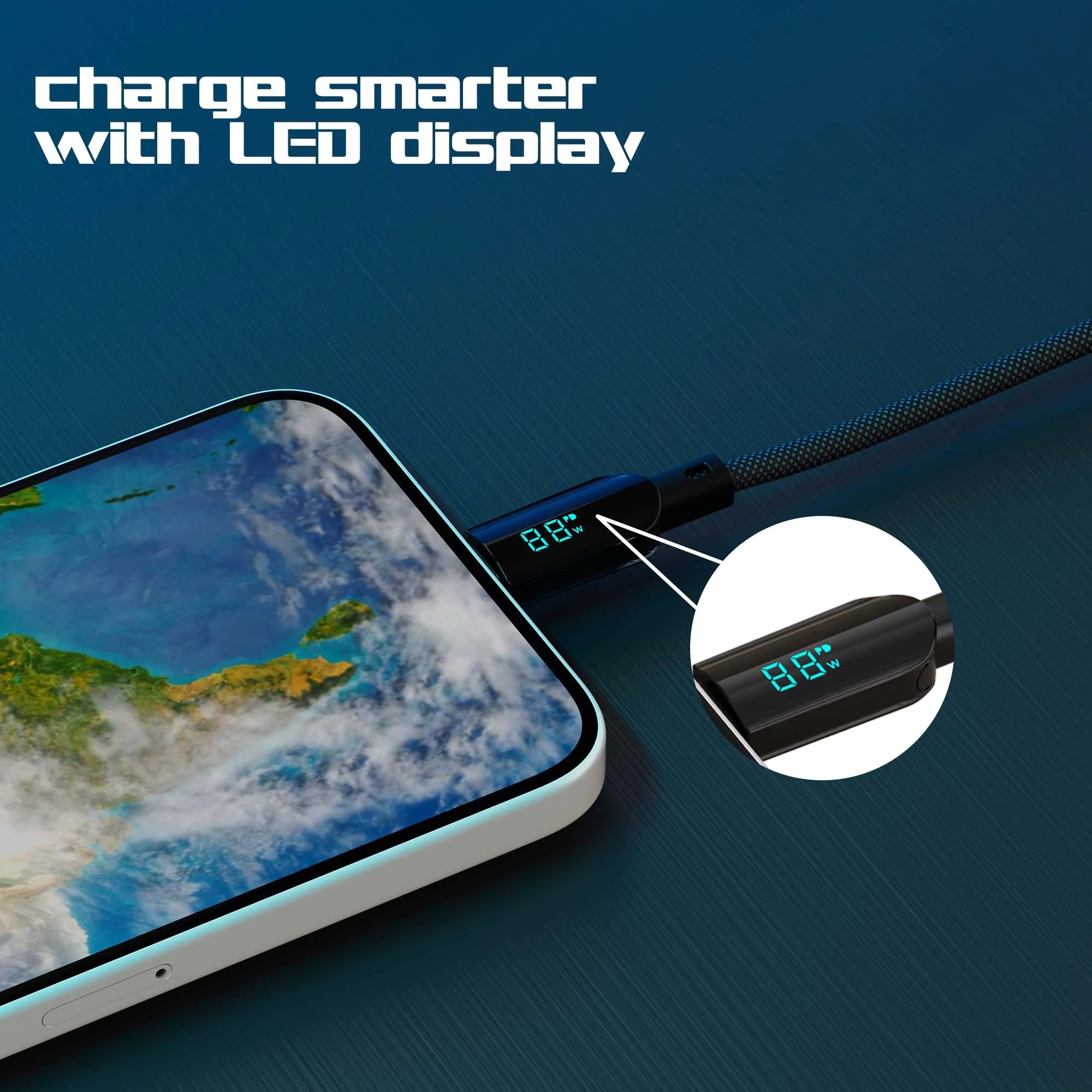 Blaze Fusion Spot  LED Display Cable (Type-C to Type-L) - Image 5
