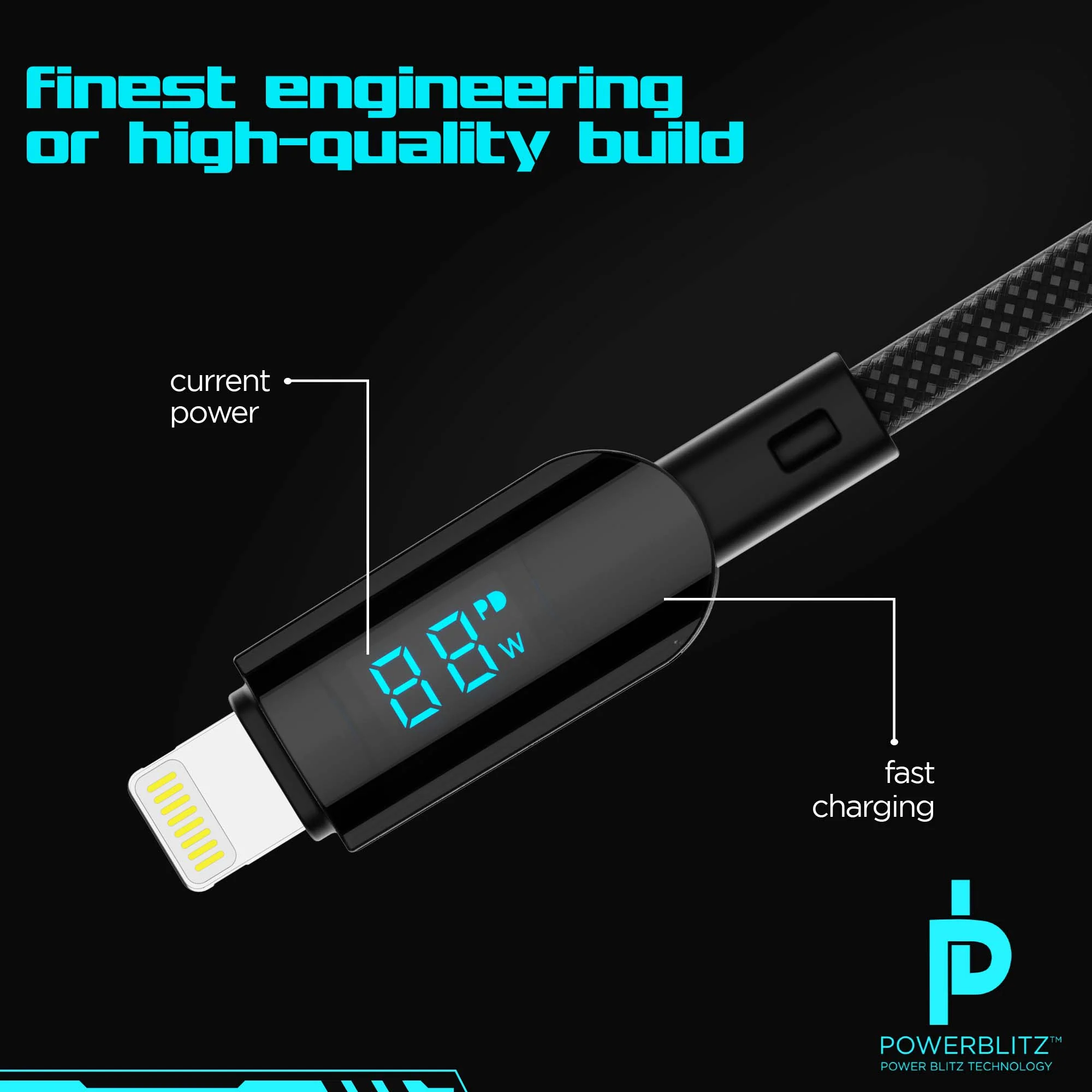 Blaze Fusion Spot  LED Display Cable (Type-C to Type-L) - Image 6
