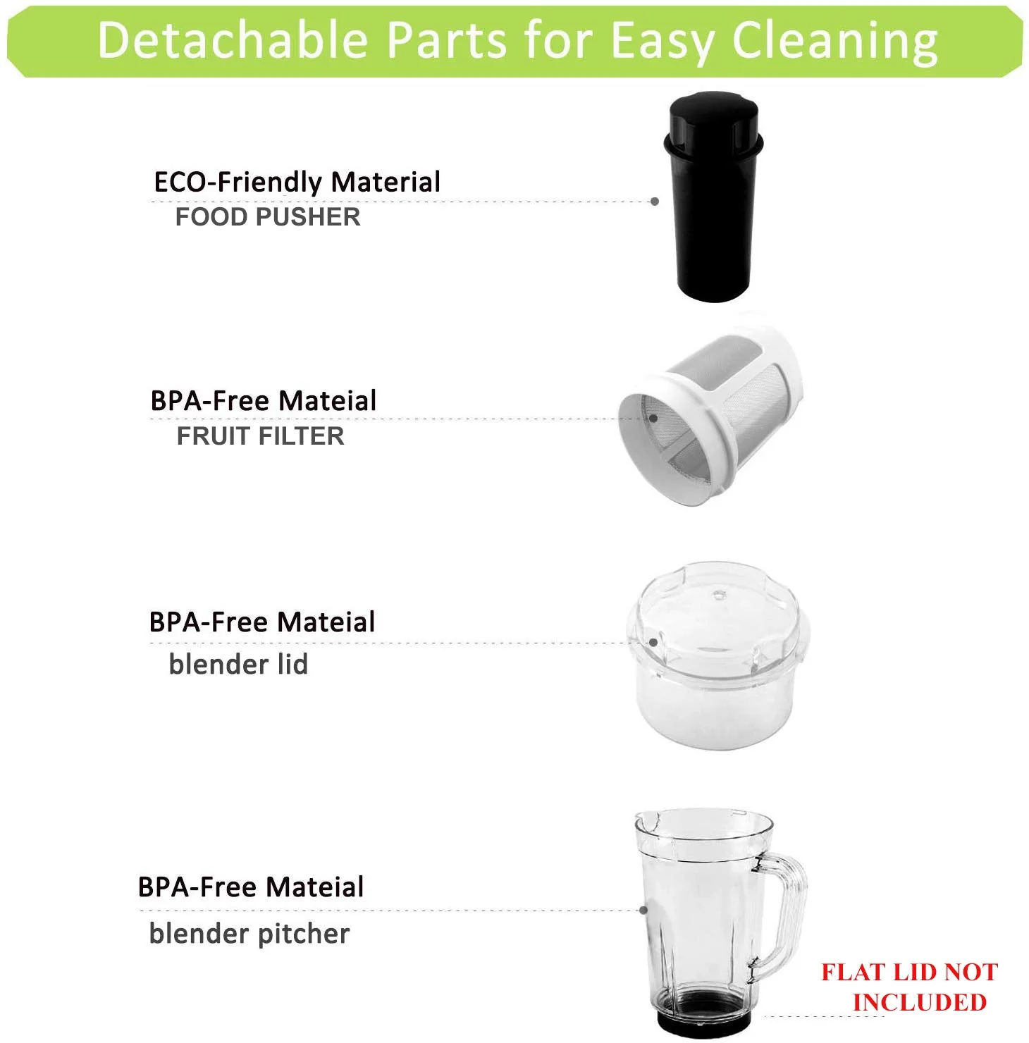 Blender Pitcher Jar (1000 ml) Compatible with La'Vite Cherie Blender - Image 3