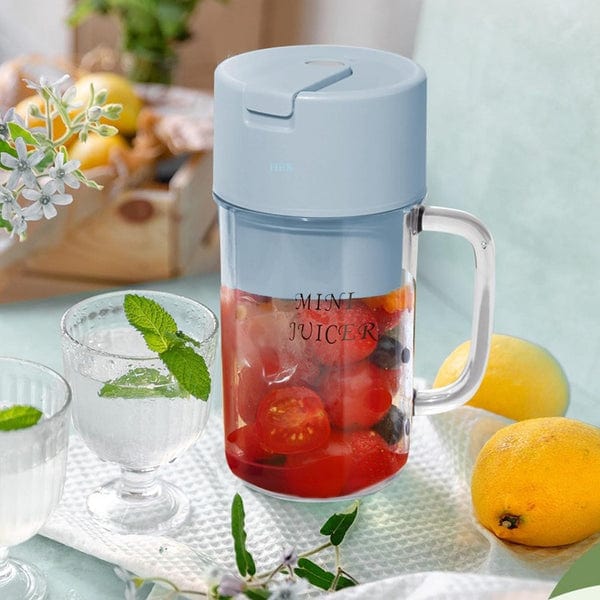 Blendy: Mason Jar Portable Smoothie Blender & Juicer USB Rechargeable with Handle, Straw & Easy-Cleaning - Image 10