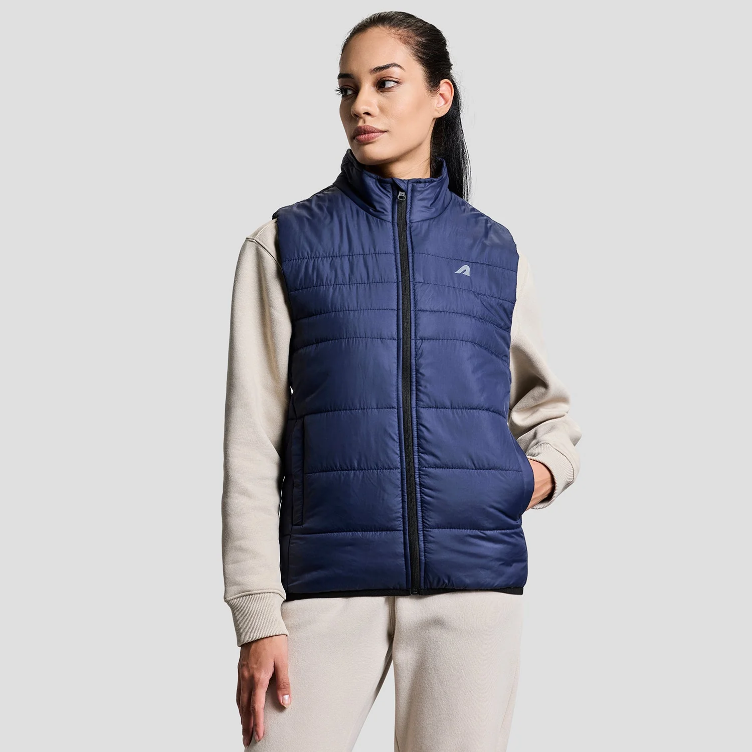 Blizzard Womens Sleeveless Jacket - Navy Blue - Image 13