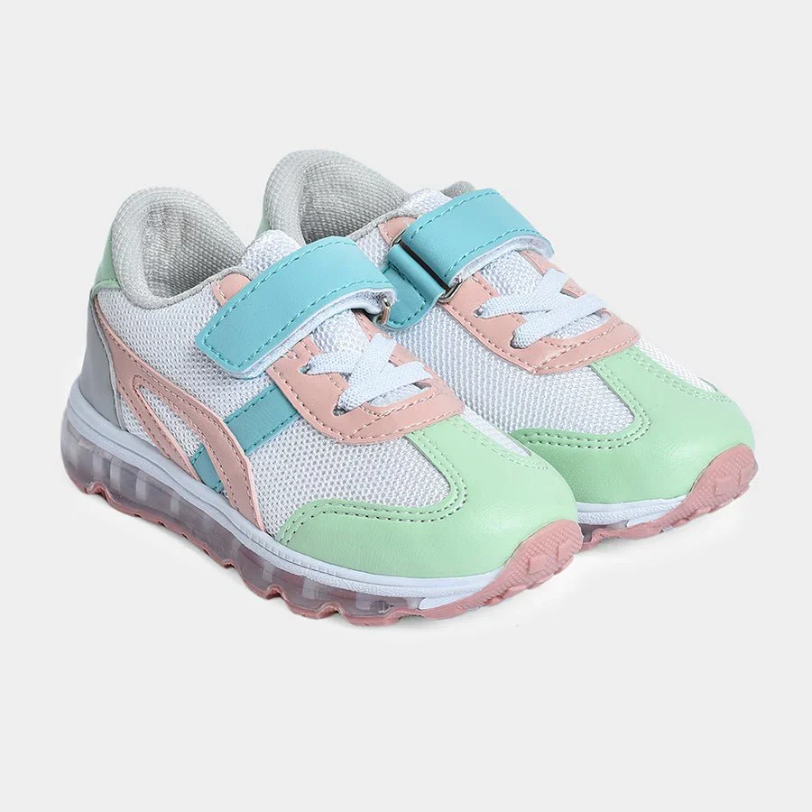 Bloom Light Up Mesh & Pu Leather Shoes